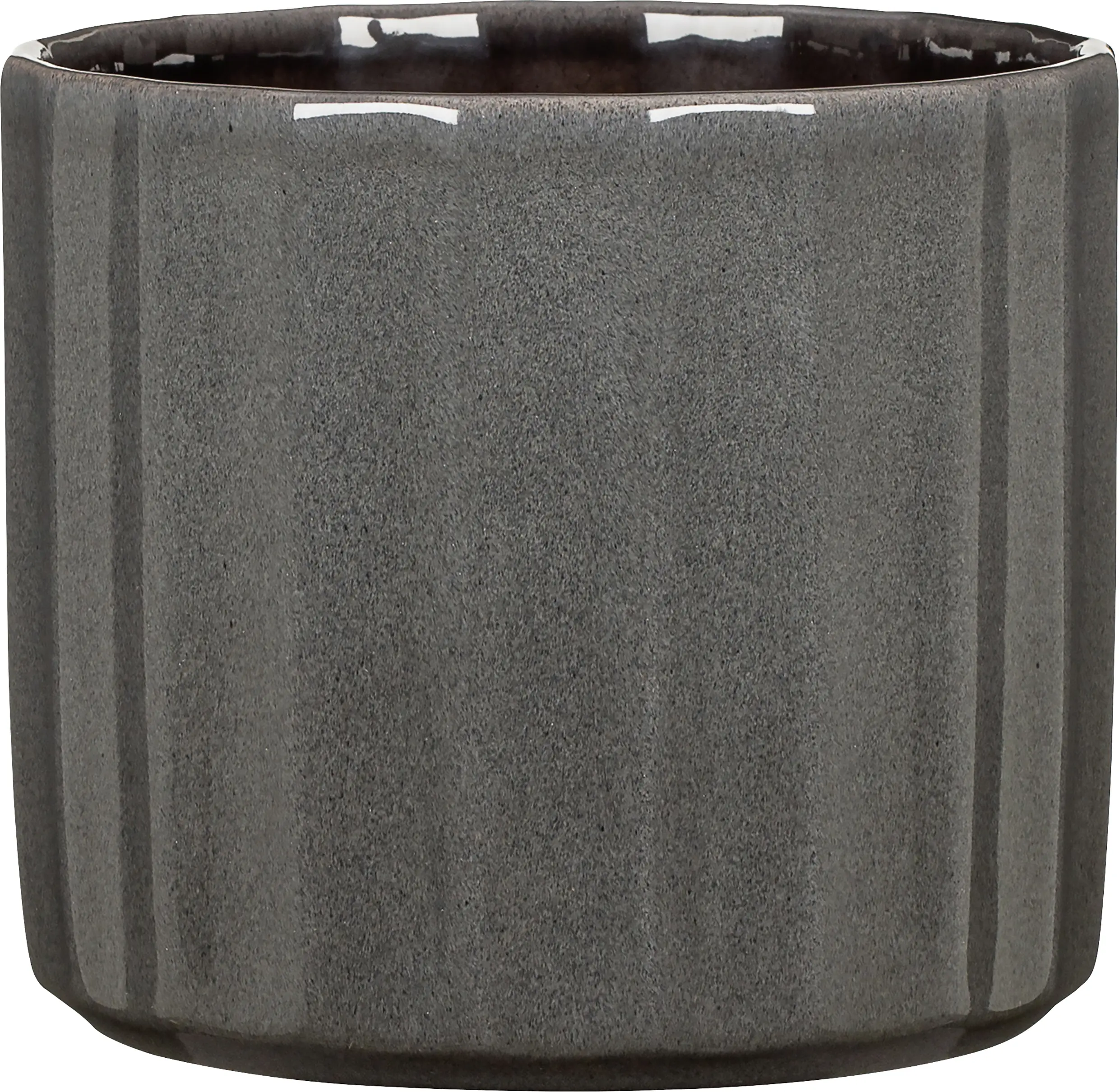 Scheurich Blumentopf Keramik Ø 21,2 x 19,8 cm refined grey