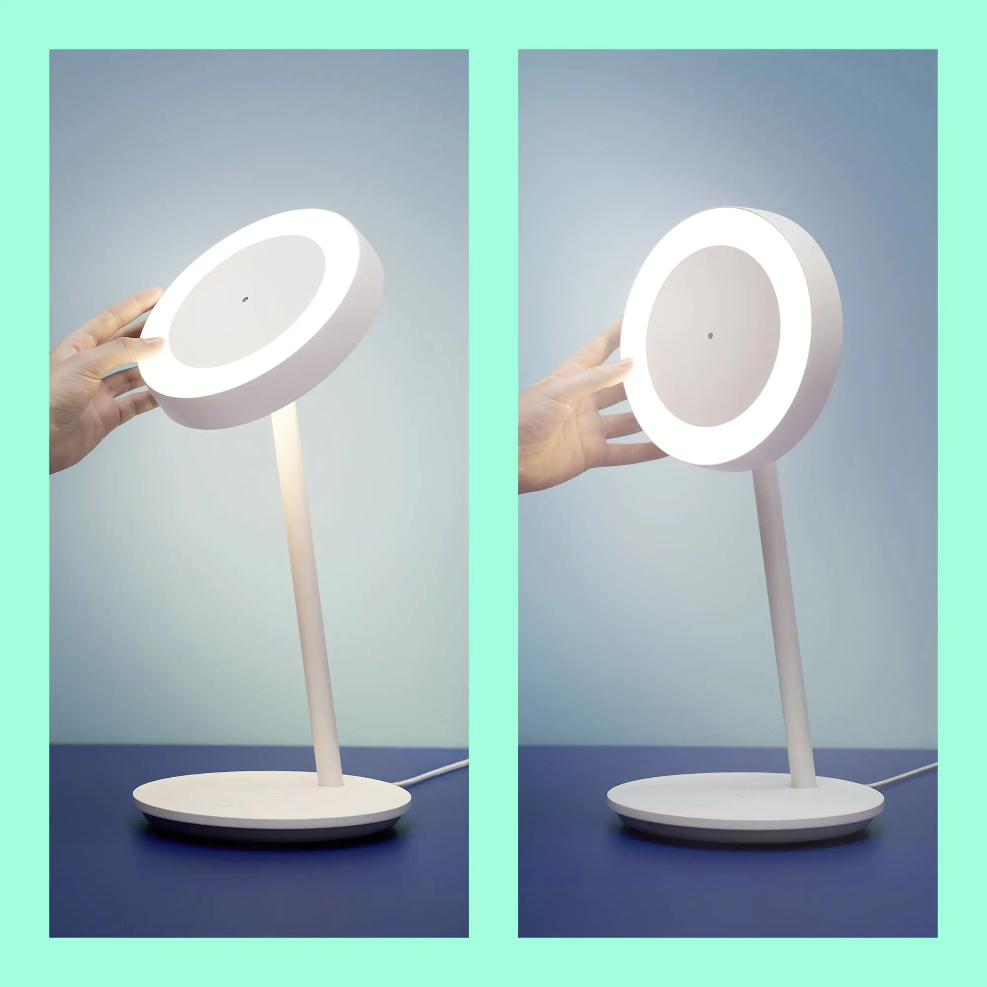 Wiz LED-Tischleuchte Portrait 10 W RGB-Beleuchtung weiß Wiz LED-Tischleuchte Portrait 10 W RGB-Beleuchtung weiß
