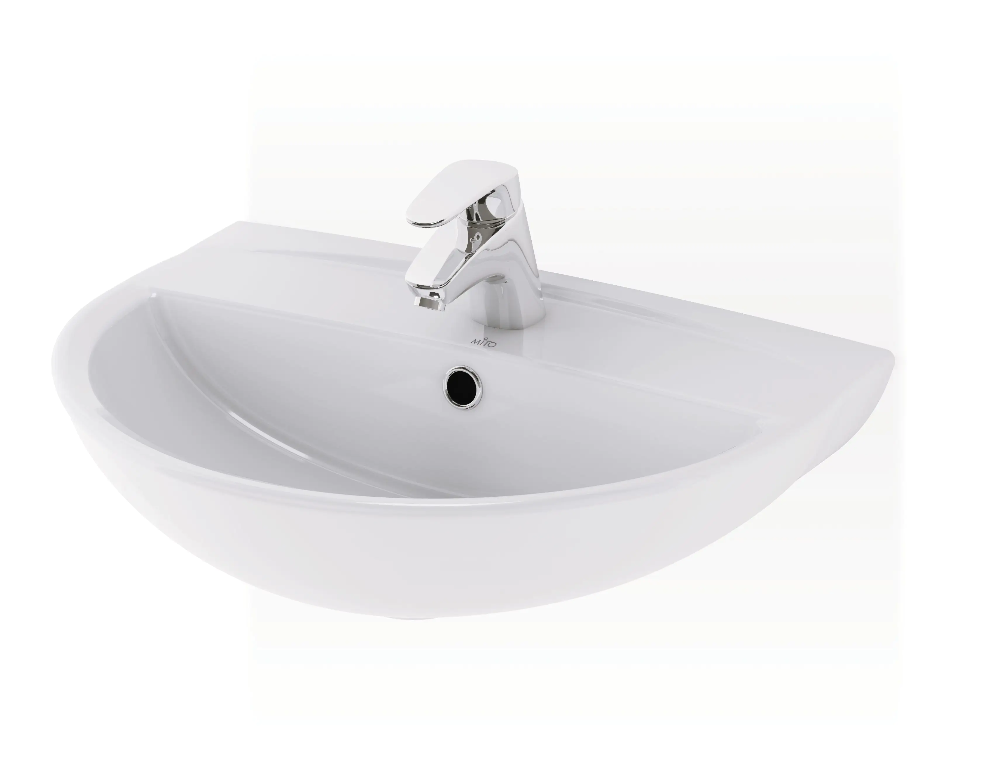 Cersanit Waschtisch Mito 60 cm, weiß