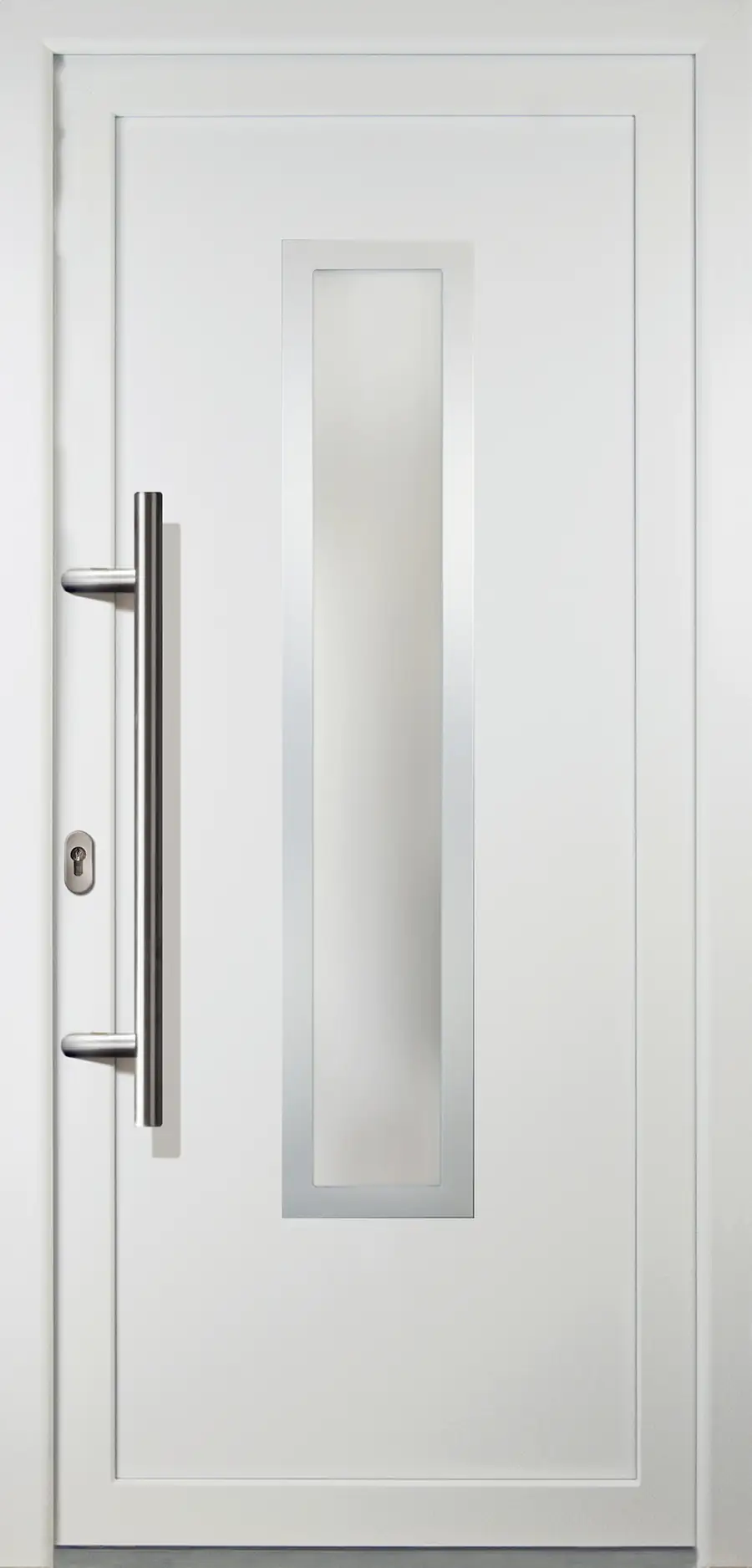 Meeth Haustür Signum Aluminium Modell 32 108 x 208 cm, DIN links, weiß