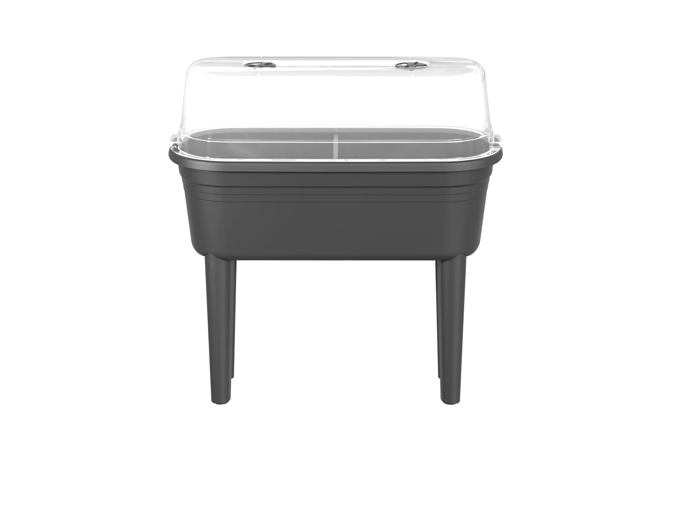 Florus Anzuchttisch Set 79,5 x 37 x 78 cm grau