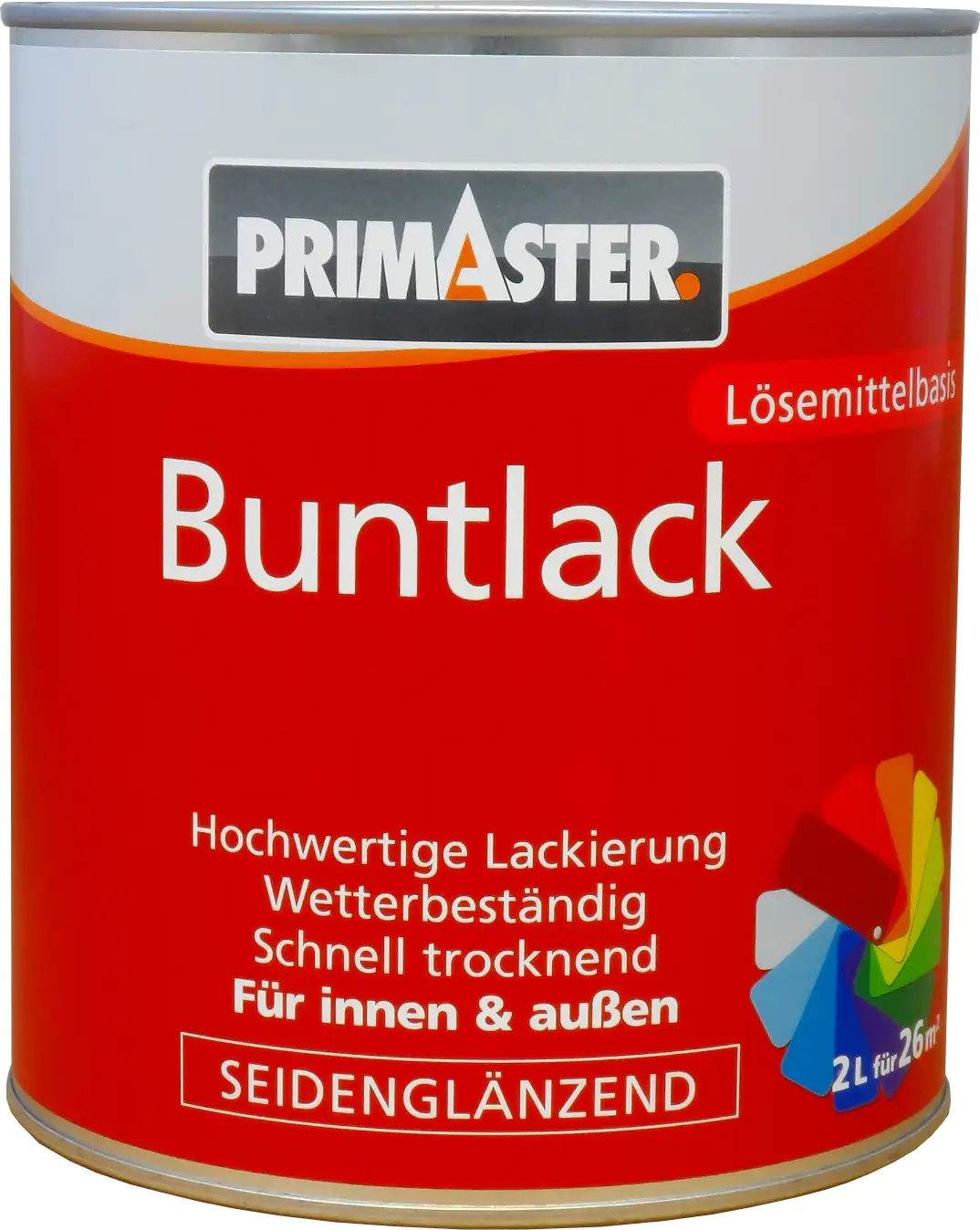 Primaster Buntlack RAL 7001 2 L silbergrau seidenglänzend