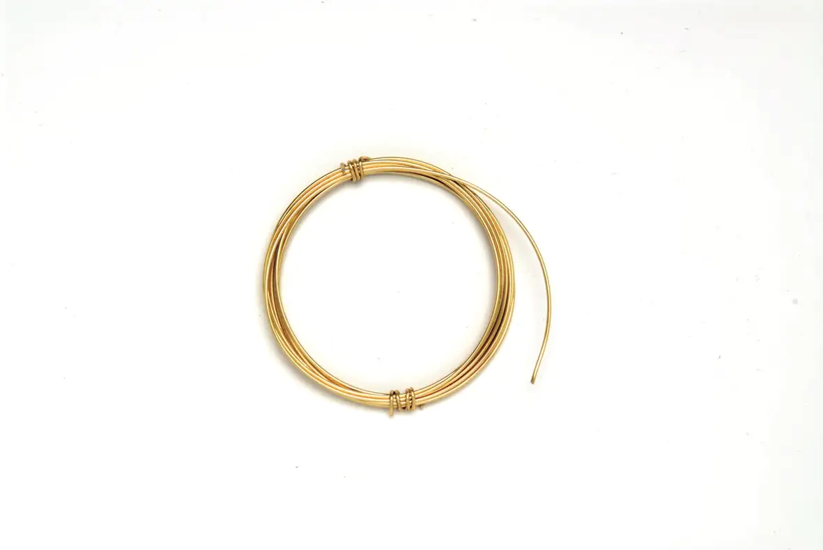 Glorex Deko Aludraht goldfarben 1 mm, 2 m