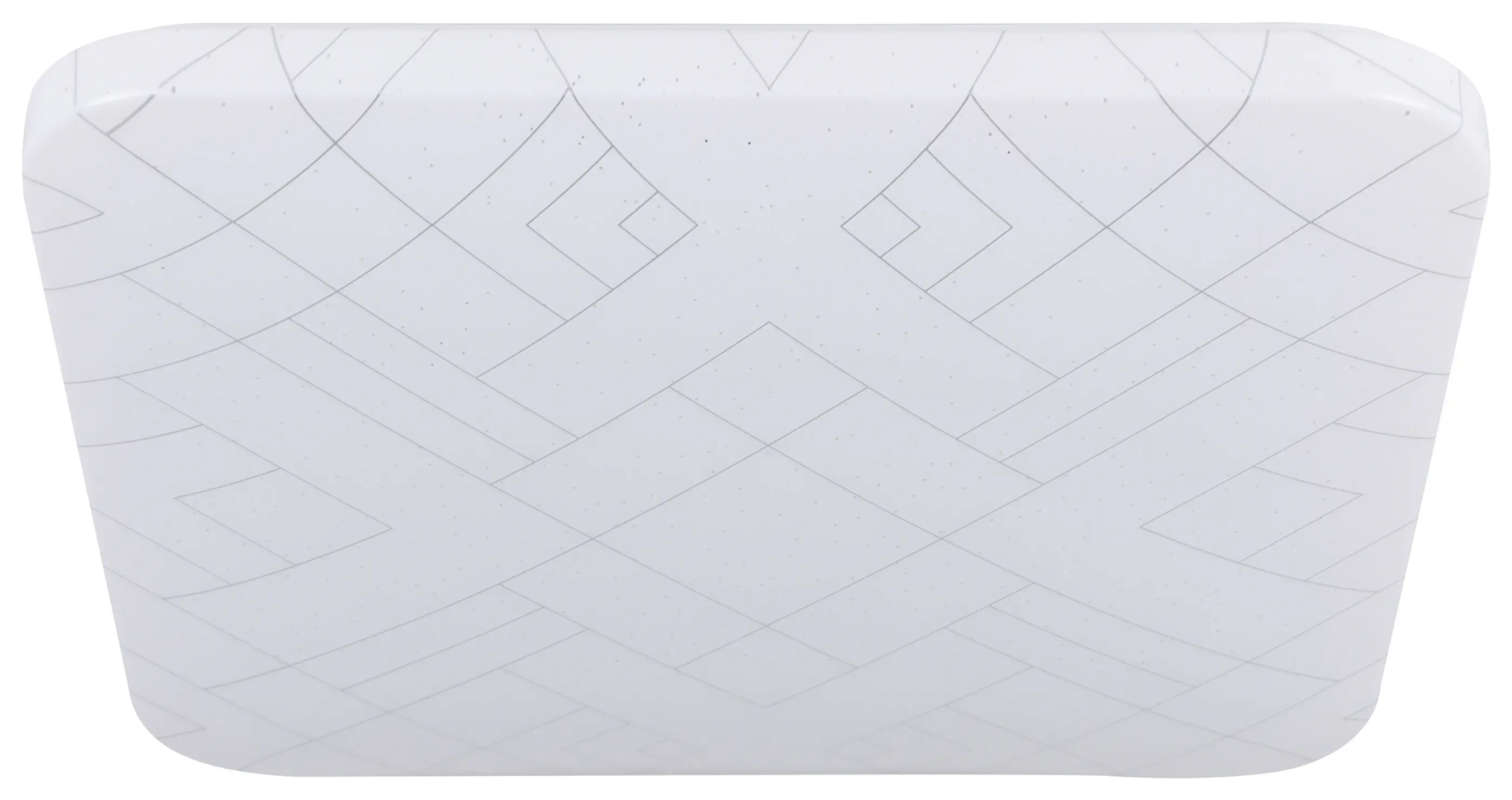 Eglo LED Deckenleuchte Rende weiß silber 38 x 38 cm