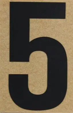 Conacord Klebebuchstabe 65 x 100 mm