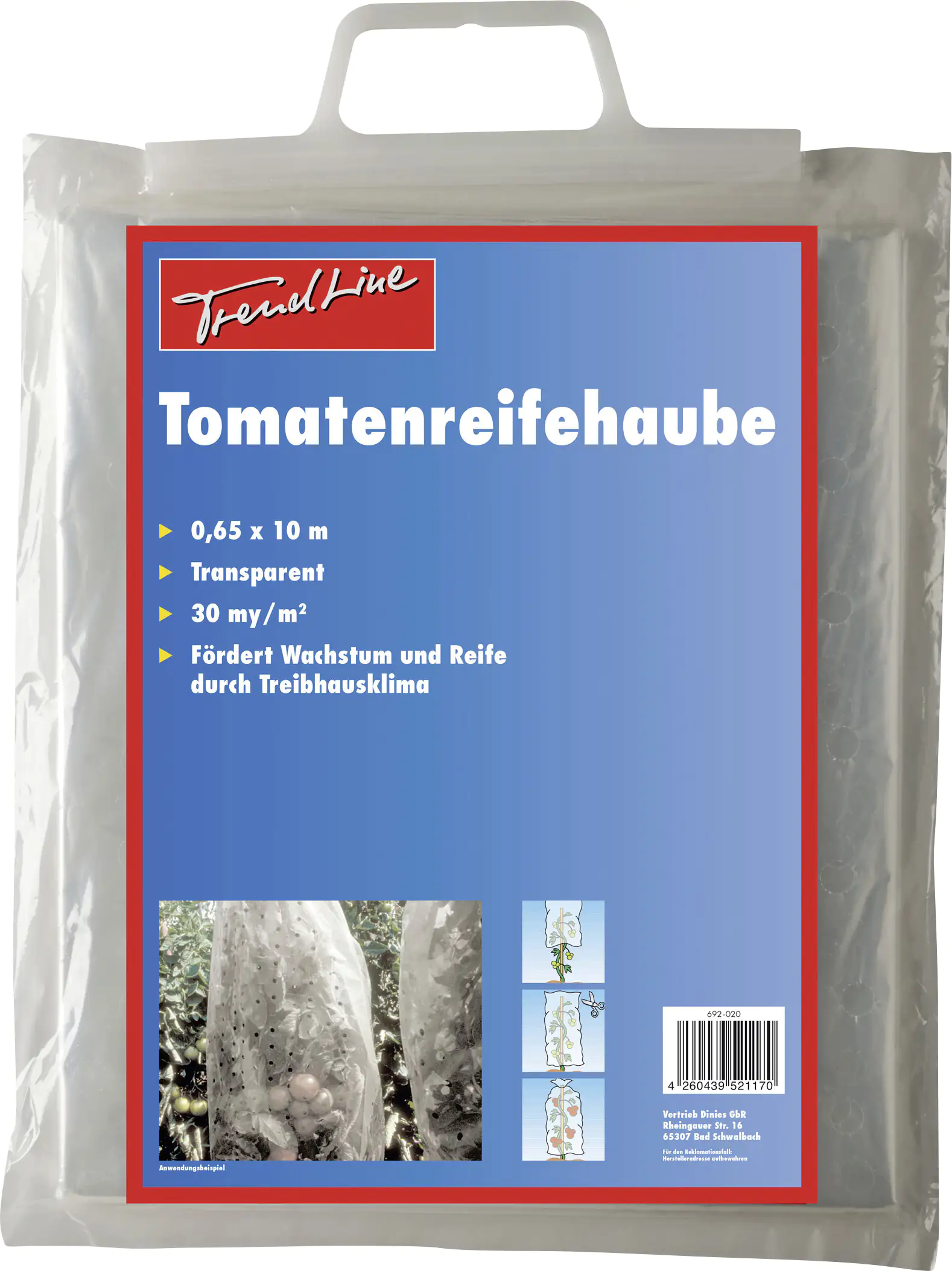 TrendLine Tomatenreifehaube 0,65x10m TrendLine Tomatenreifehaube 0,65x10m