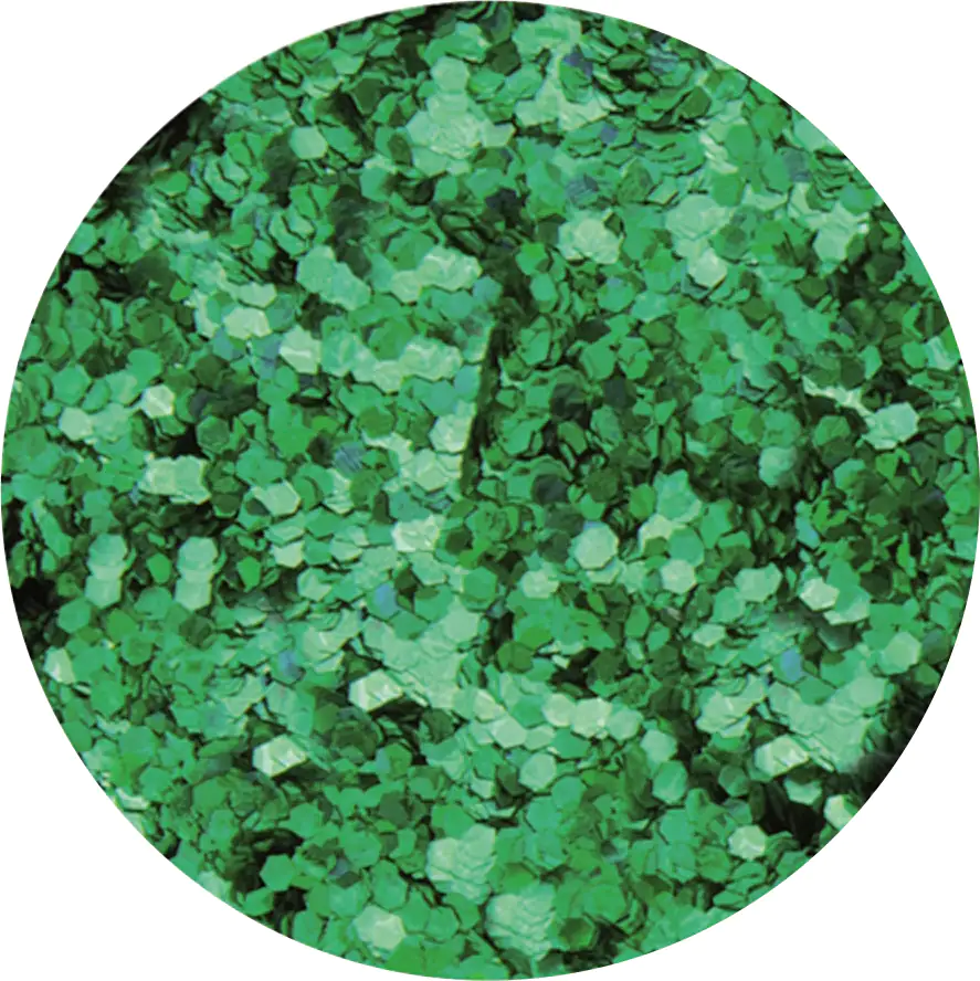 Glorex Brillant-Glitter holo grün 9 g