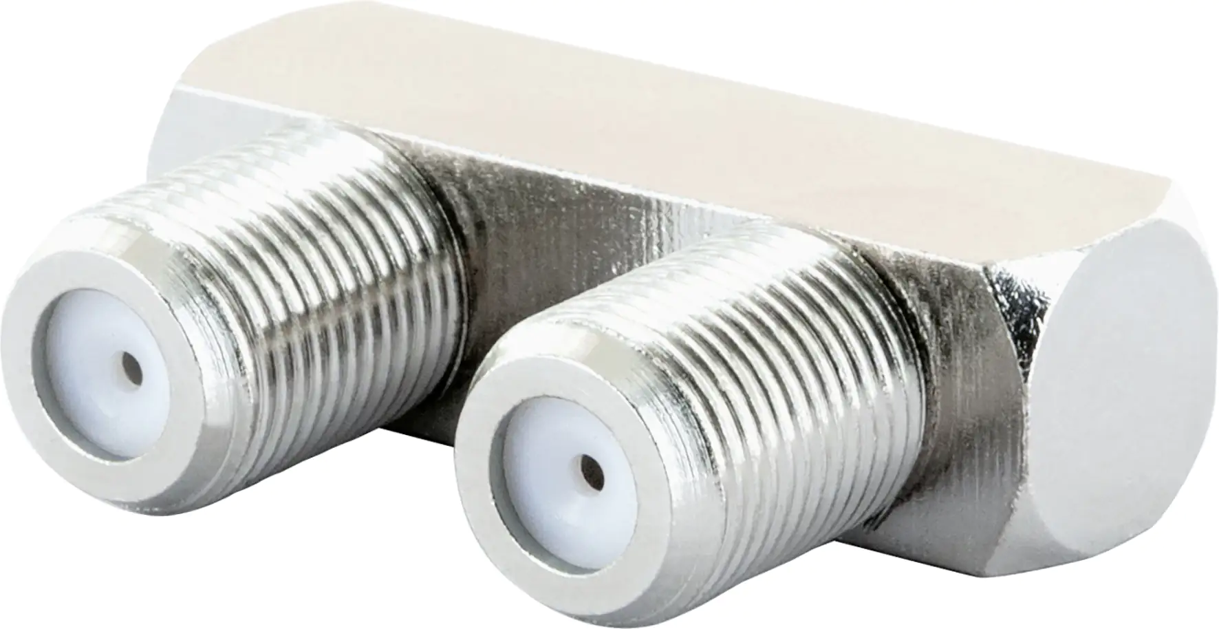 Schwaiger F Kabelverbinder KVB8360 531 silber, U-Form, 1x F-Buchse / 1x F Buchse