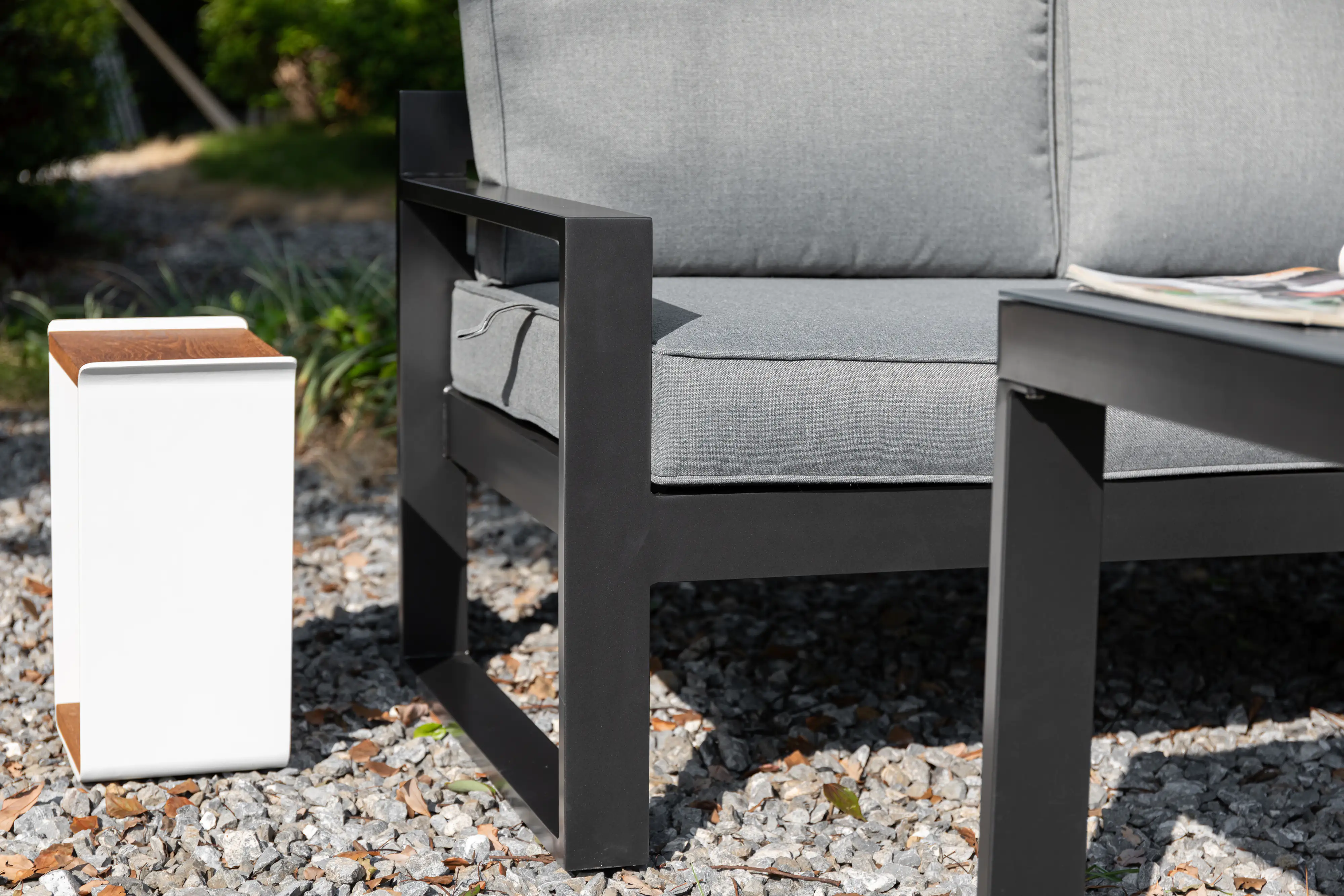 Primaster Gartenmöbel-Set Limoncello Aluminium mit verstellbarem Kopfteil