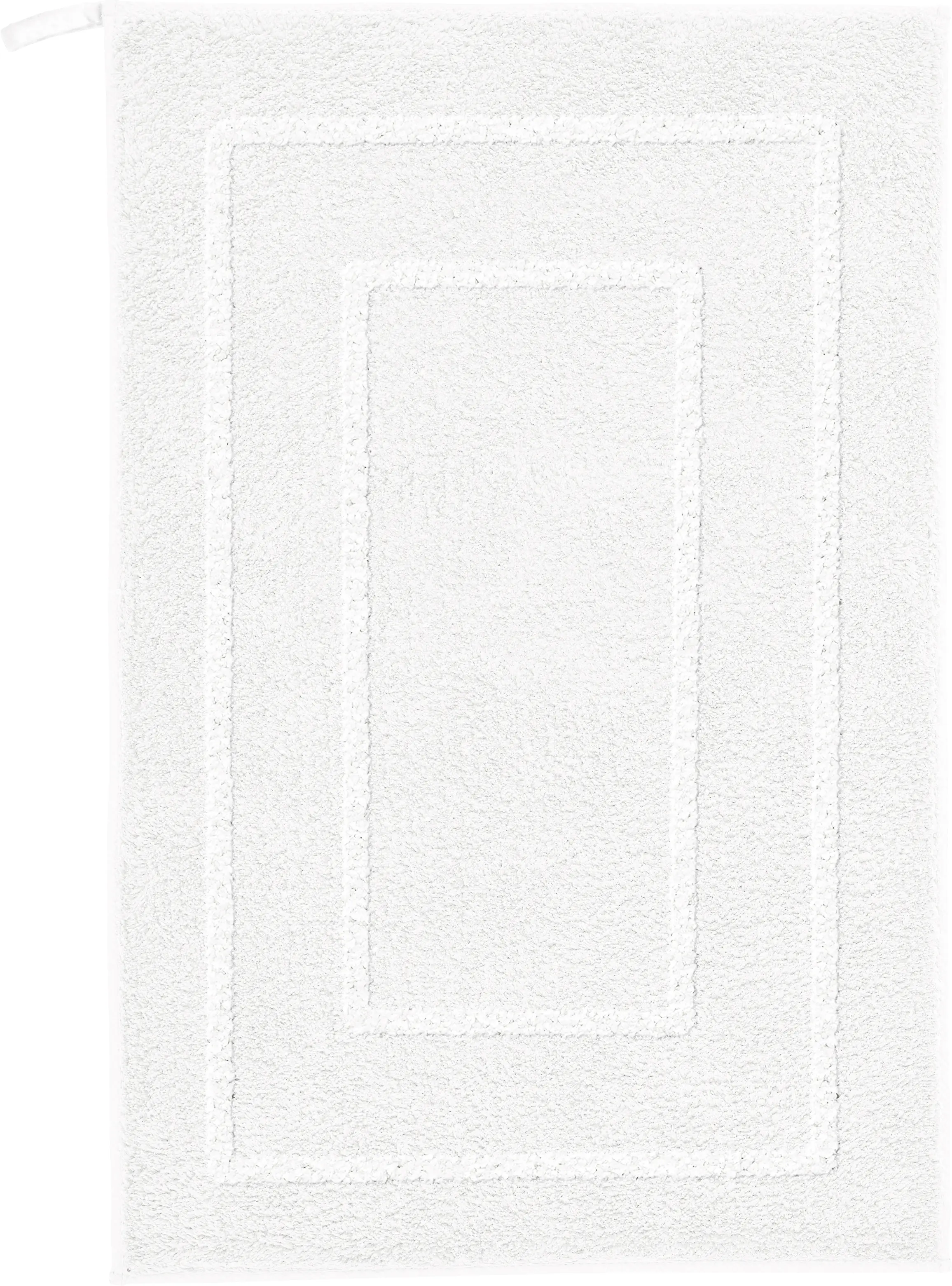 Kleine Wolke Badteppich Nico weiß 50 x 80 cm