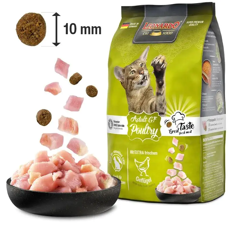 Leonardo Katzentrockenfutter  Leo Ad GF Geflügel 300 g
