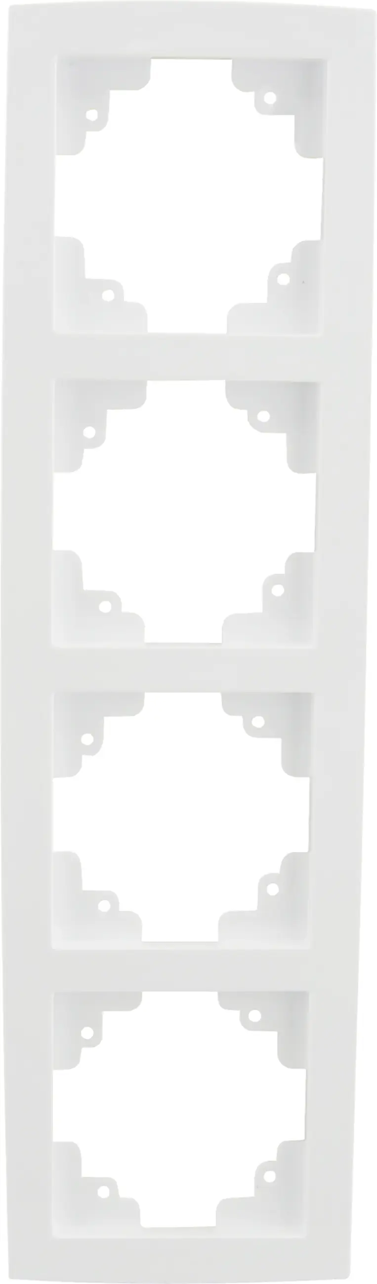 Unitec Abdeckrahmen Melbourne 4-fach ultraweiß Unitec Abdeckrahmen Melbourne 4-fach ultraweiß