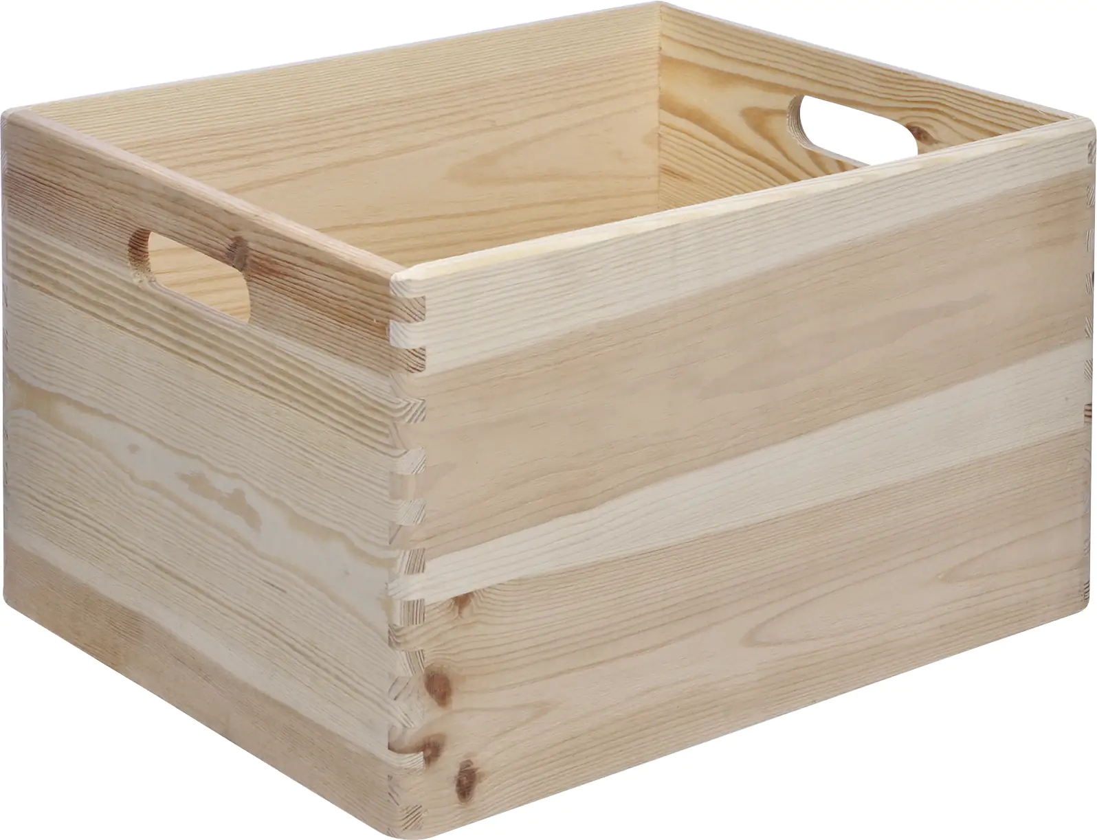 Stapelbox Holz Gr. L 30 x 40 x 23 cm (L x B x H) Stapelbox Holz Gr. L 30 x 40 x 23 cm (L x B x H)