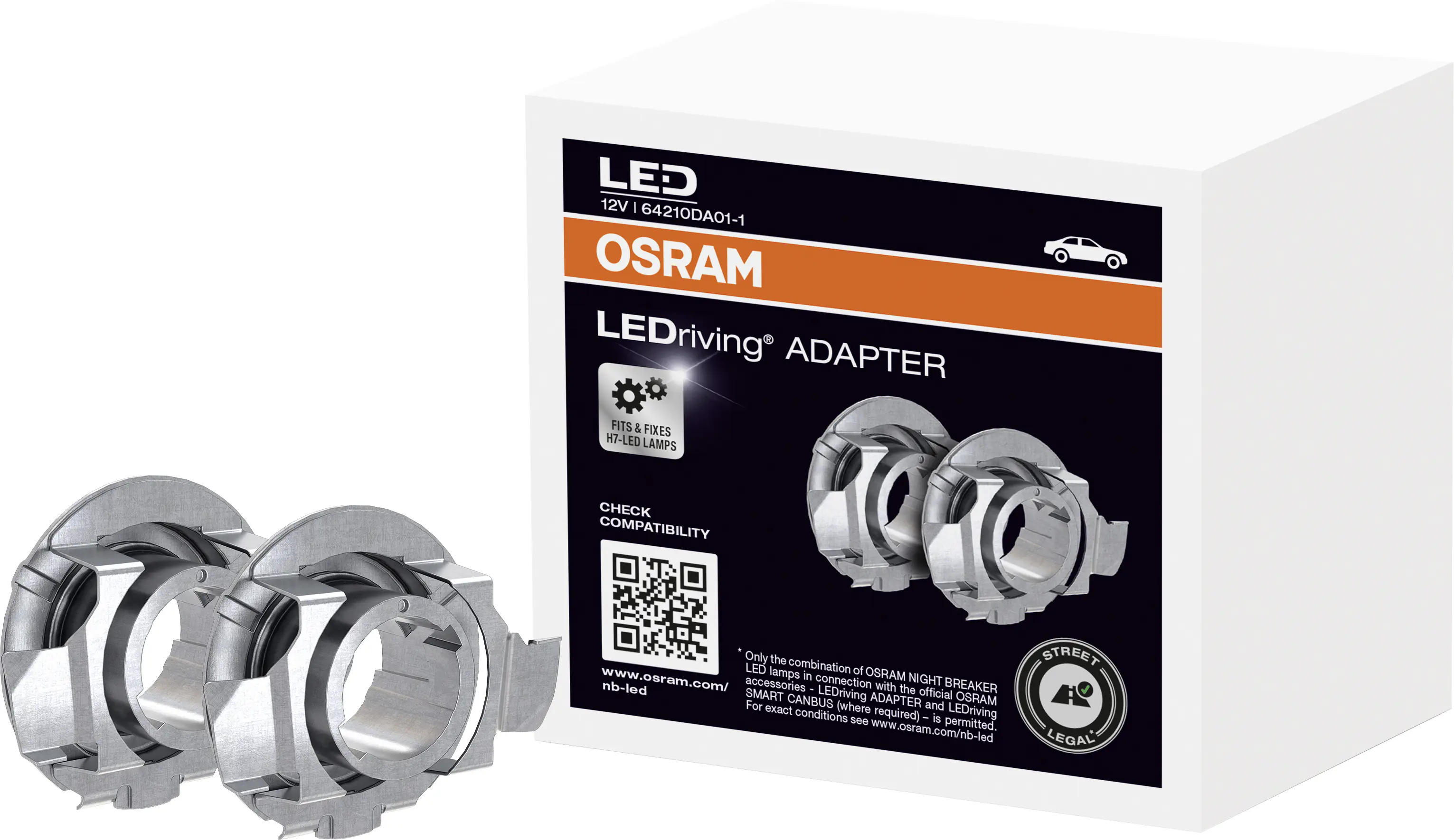 Osram H7 LEDriving Adapter 2 Stück Osram H7 LEDriving Adapter 2 Stück