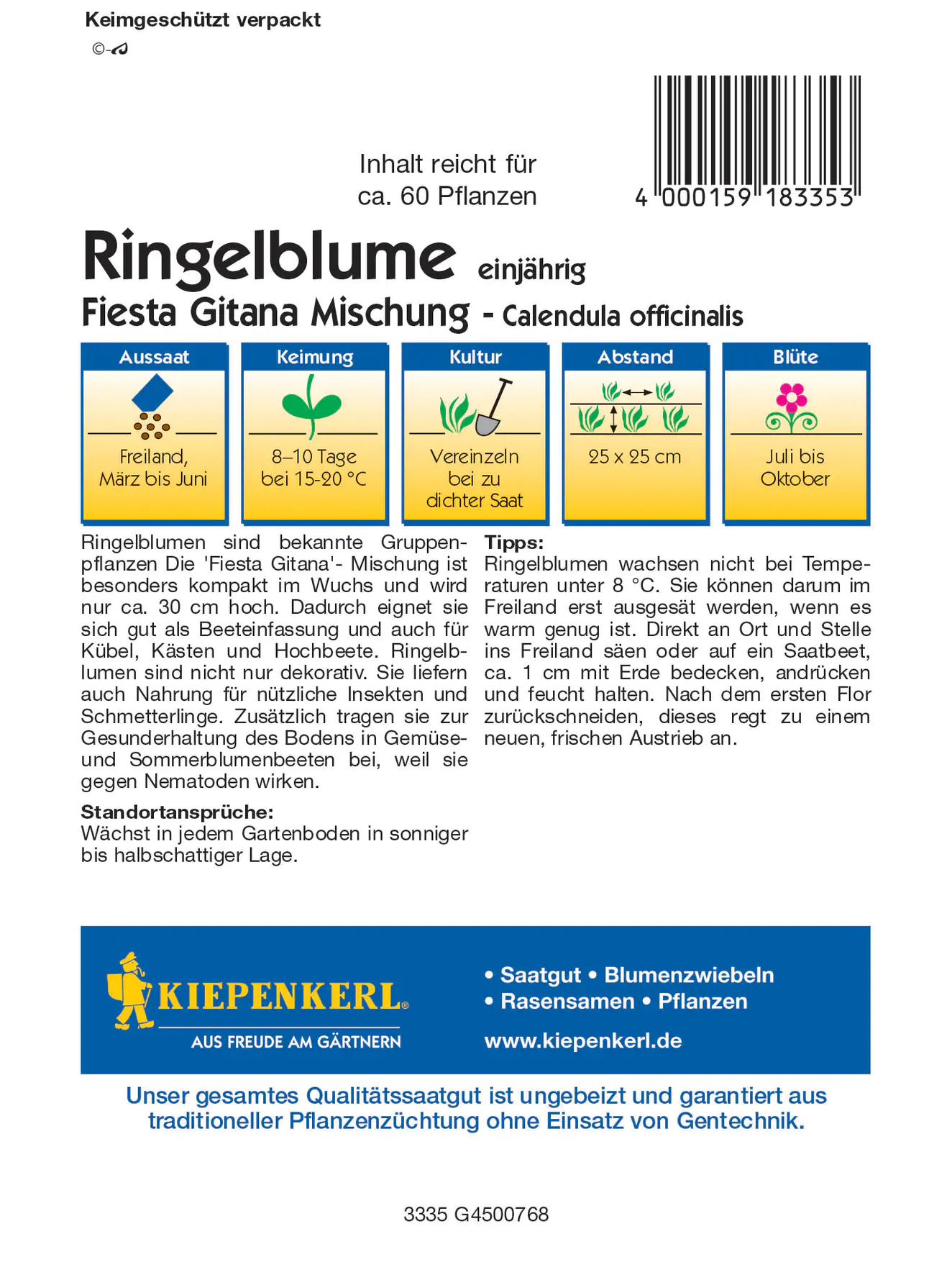 Kiepenkerl Ringelblume Fiesta Gitana