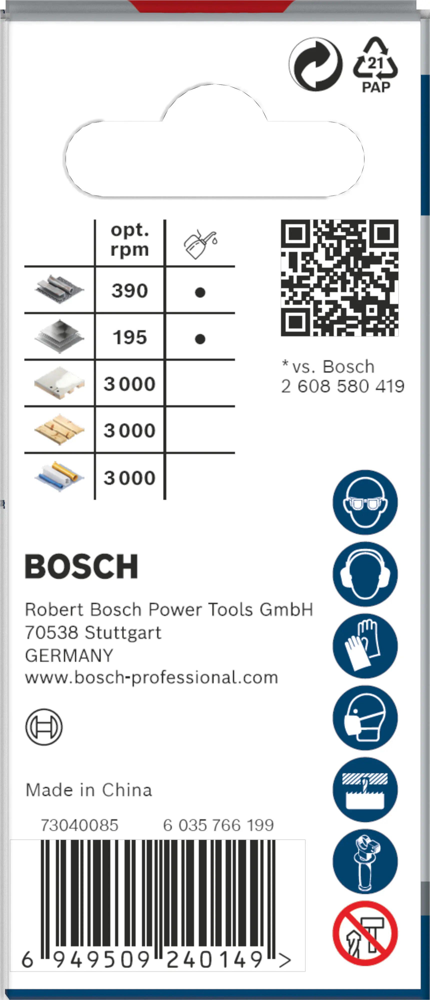 Bosch PRO Multi Material PC Plus Lochsäge 22 mm
