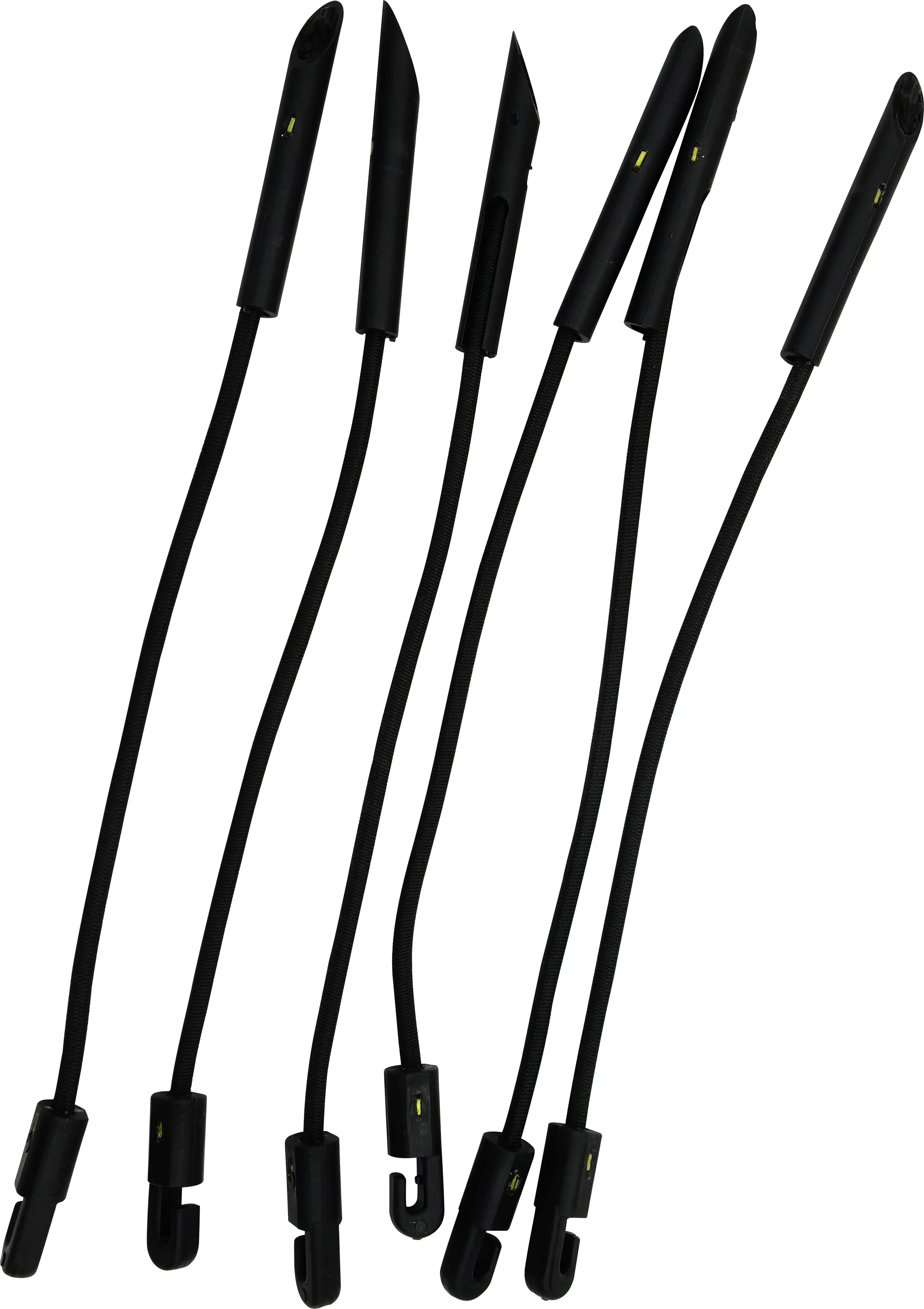 JUFOL Planenspanner mit Haken 30 cm 6 Stück schwarz 