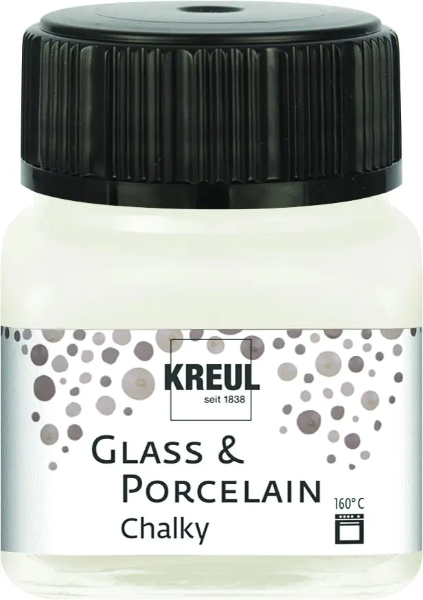 Kreul Glass & Porcelain Chalky white cotton 20 ml