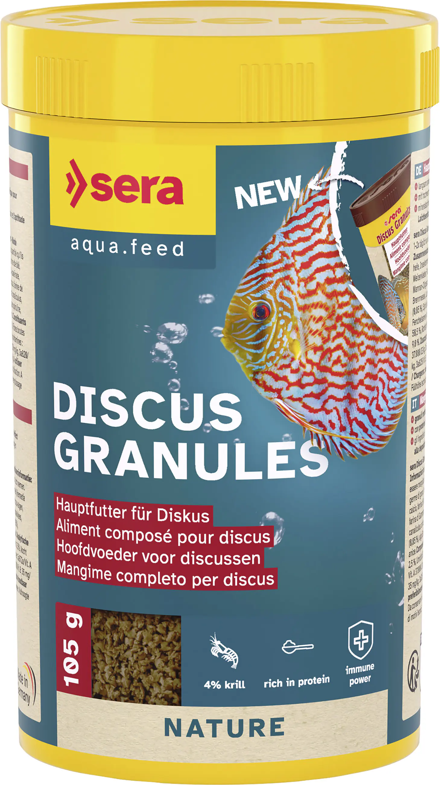 Sera Fischfutter Discus Granules 250 ml