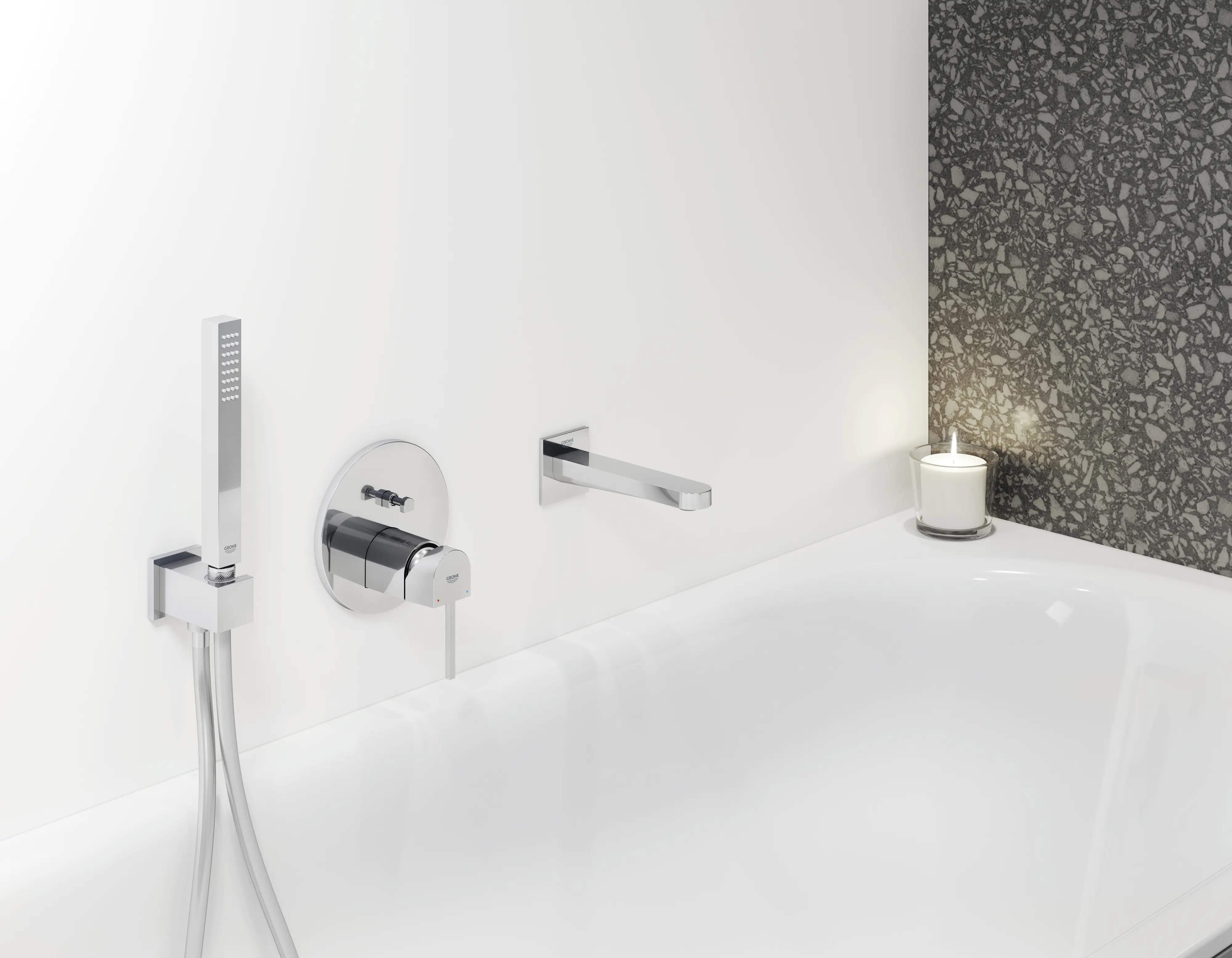 Grohe Badewannenarmatur Fertigmontageset für Rapido SmartBox