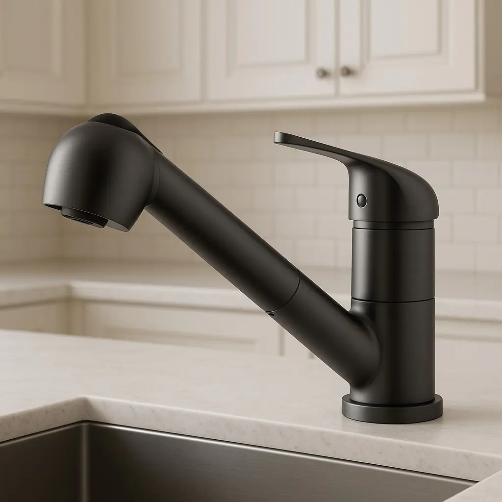 Primaster Einhebel-Spültischarmatur Hamm mit ausziehbarer Handbrause Gunmetall Primaster Einhebel-Spültischarmatur Hamm mit ausziehbarer Handbrause Gunmetall