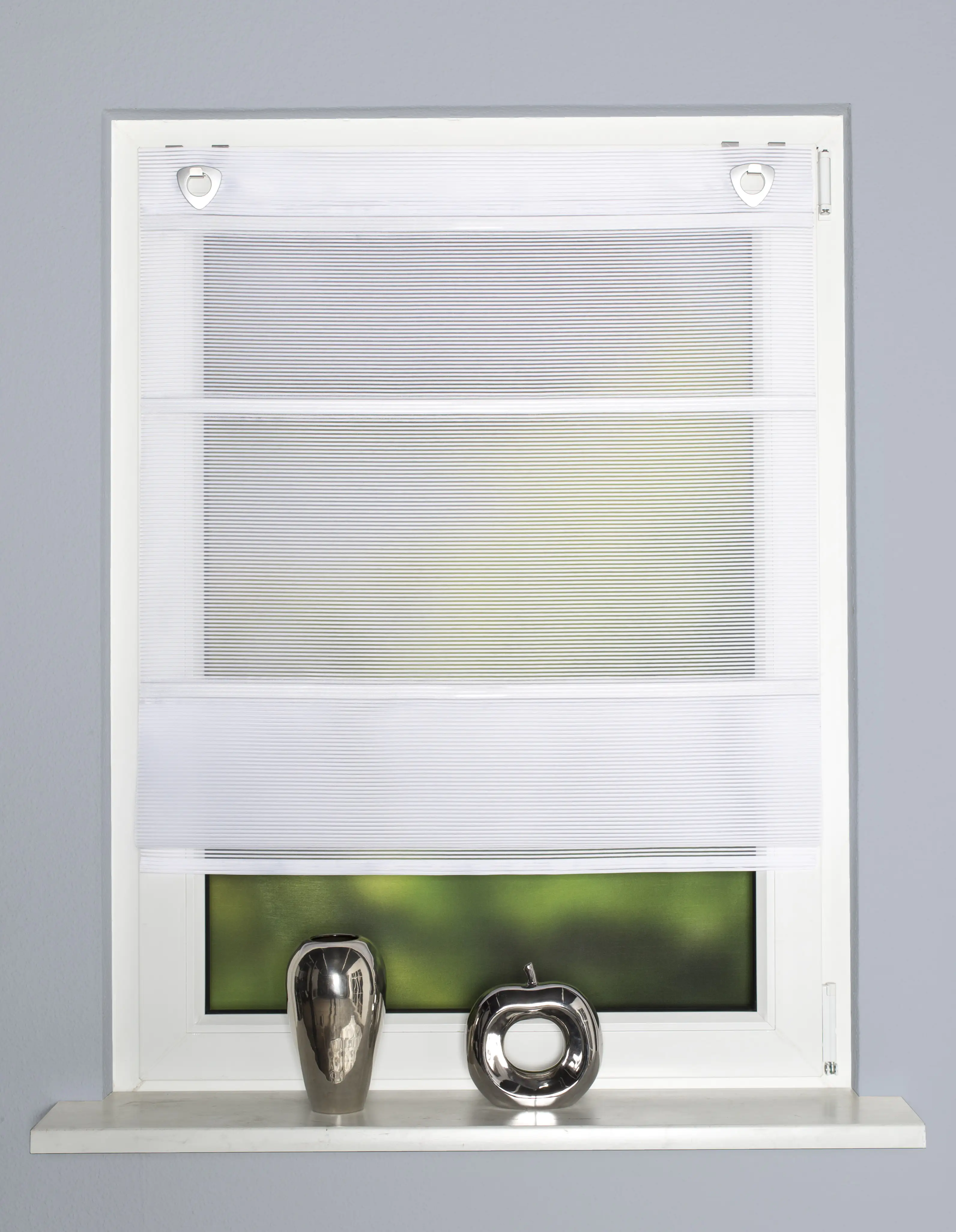 Home Wohnideen Raffrollo weiß 130 x 45 cm