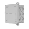 REV Aufputz-Abzweigkasten IP54 75 x 75 x 40 mm grau 10er Pack