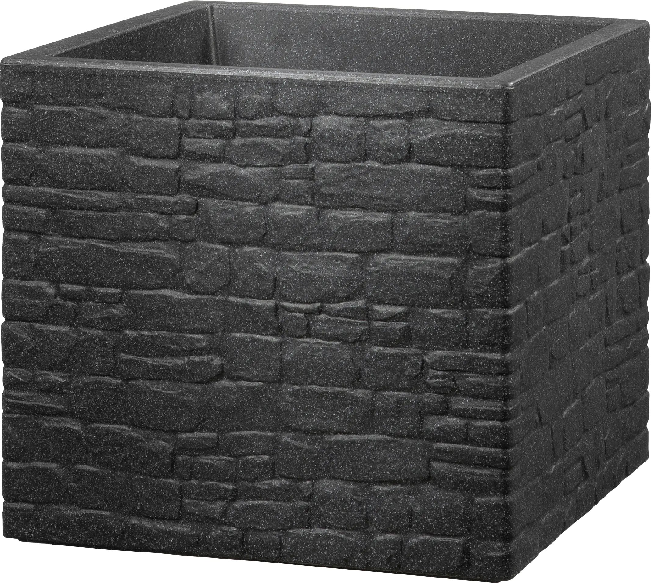 Scheurich Pflanzgefäß Muretto Serie 246 schwarz granit 30 cm