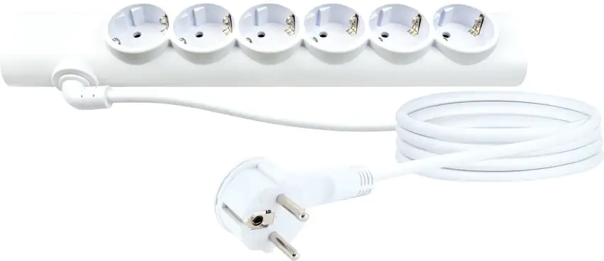 Schwaiger Steckdosenleiste 6-fach