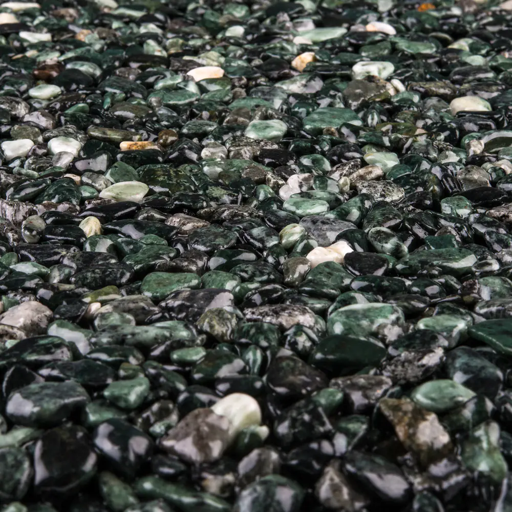 RAVELLO Steinteppich Boden Indoor Körnung Gross Farbe grün 26 kg Set