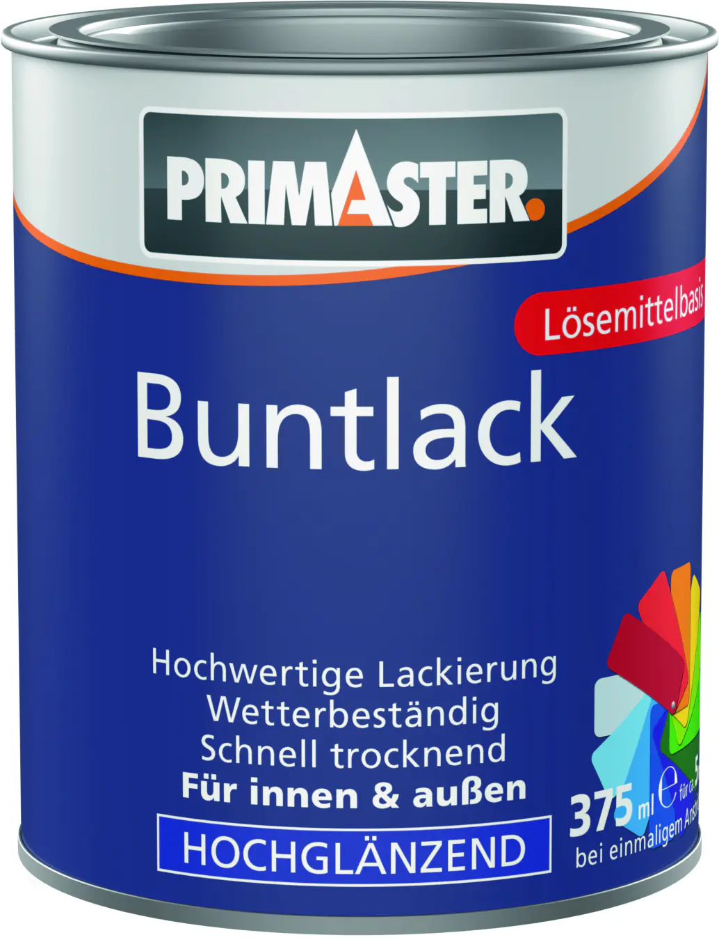 Primaster Buntlack 375 ml reinweiß hochglänzend