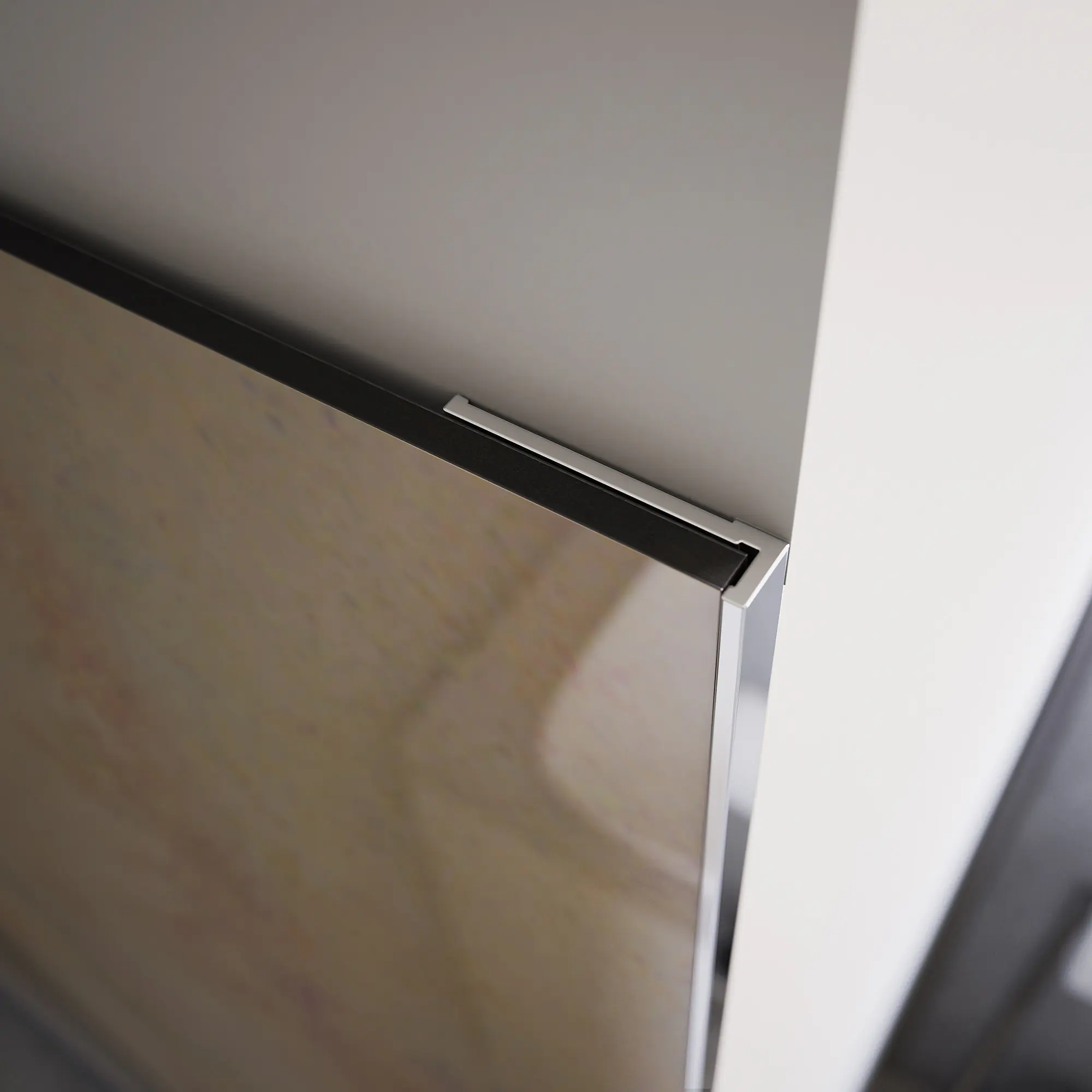 Breuer Abschlussprofil flächenbündig 1,7x0,7x255 cm, alu Silber matt