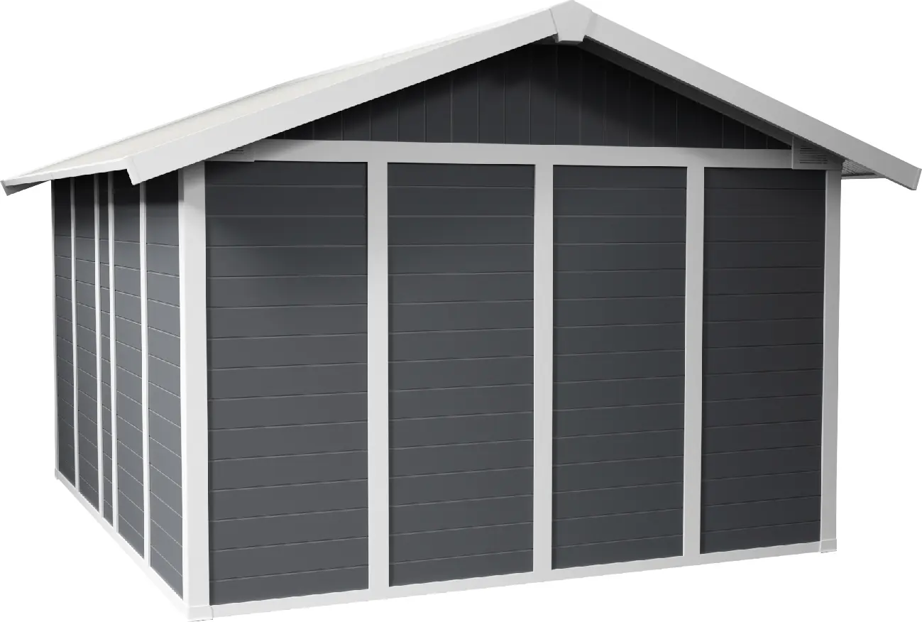 Grosfillex Gartenhaus Deco H 11 370 x 407 cm (inkl. Dachüberstand)