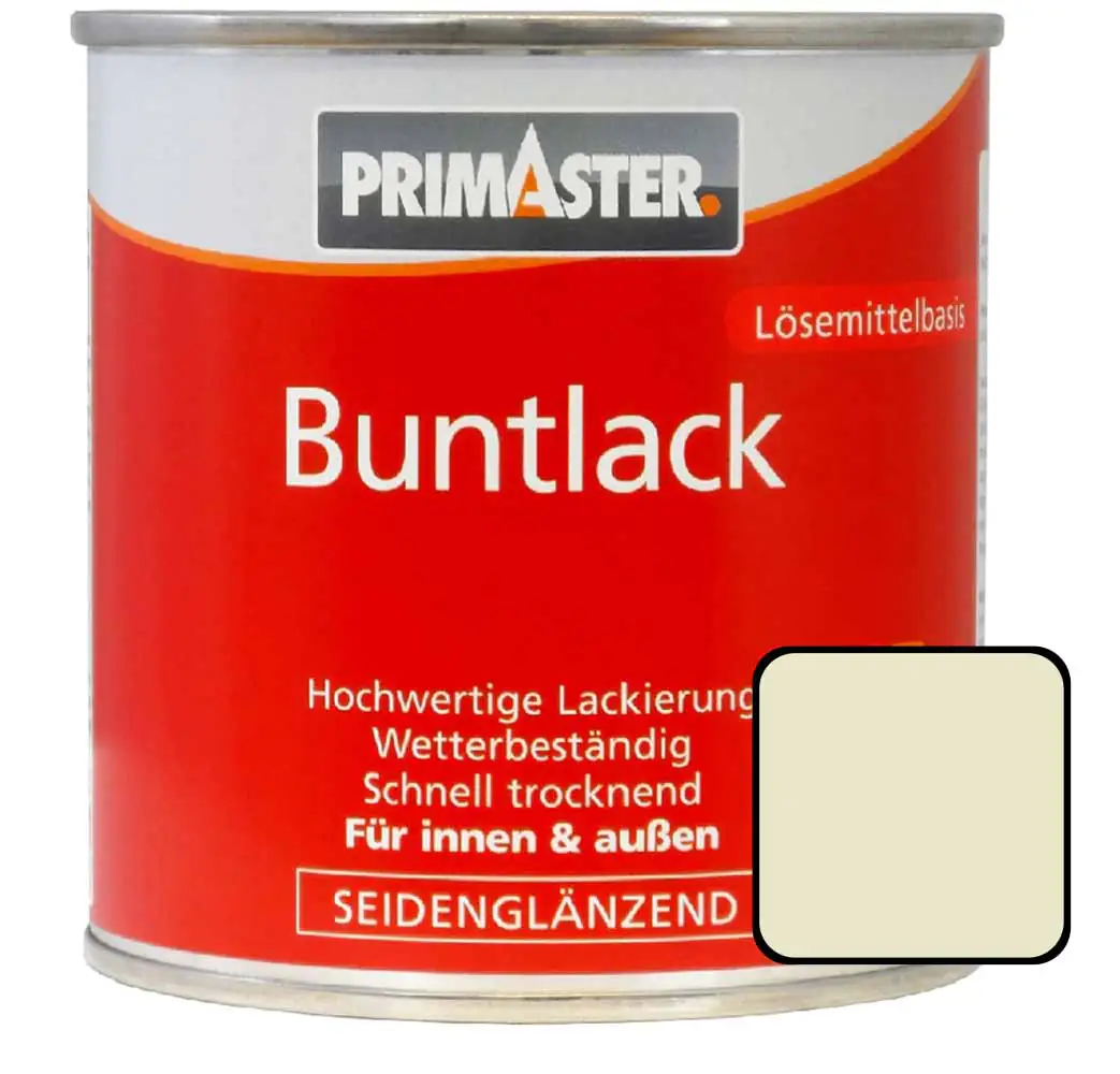 Primaster Buntlack RAL 1013 750 ml perlweiß seidenglänzend