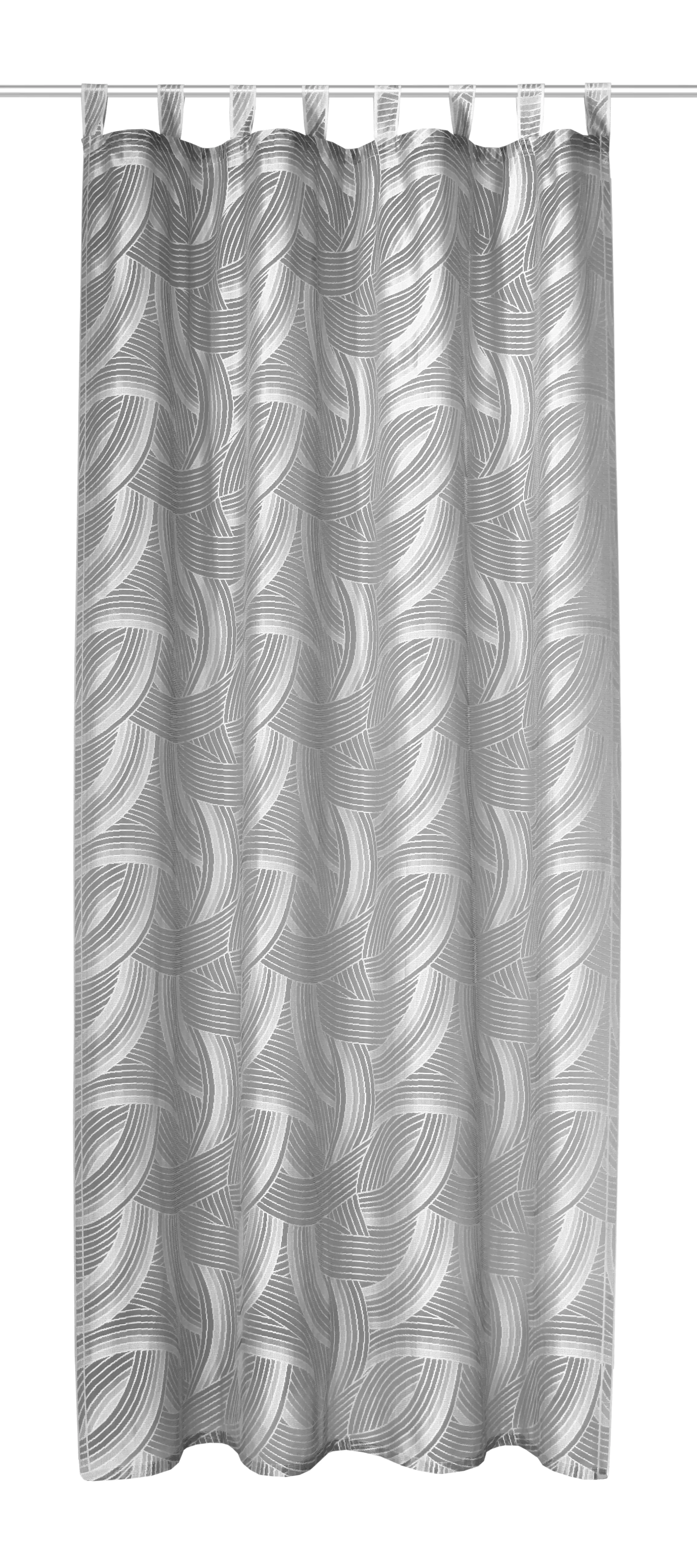 Neusser Collection Schlaufenschal Struktur schwarz-weiß, 140 x 245 cm