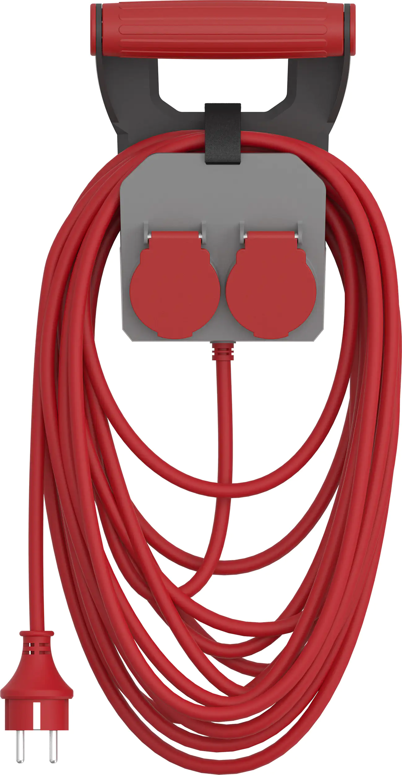 4006341720269_4 REV Verlängerungskabel Aussen 10 Meter H07RN-F 3x1,5, 2, 2 Steckdosen