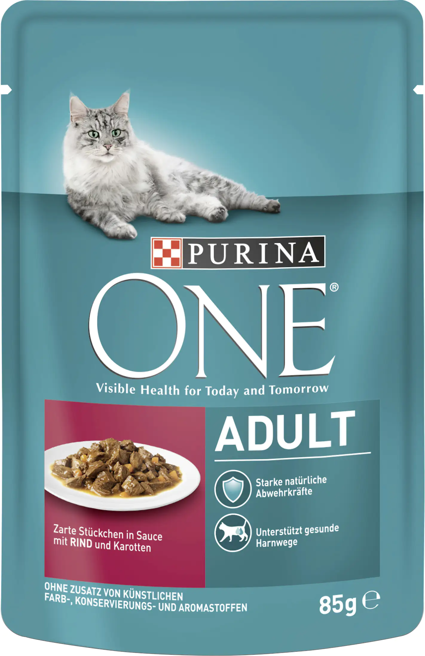 Purina ONE Adult Rind Katzennassfutter 85 g Purina ONE Adult Rind Katzennassfutter 85 g
