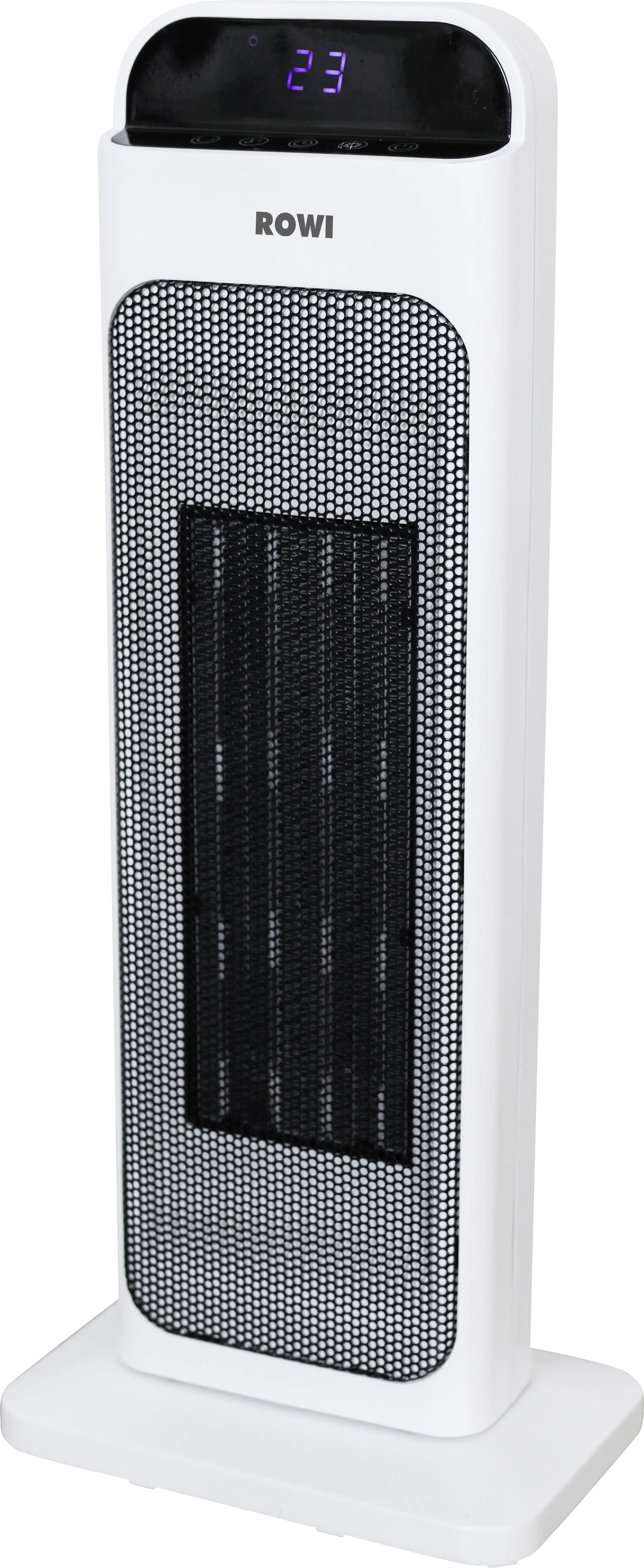 Rowi Keramik-Turmheizlüfter HKT 2000/2/1 ODF, Display Fernbedienung