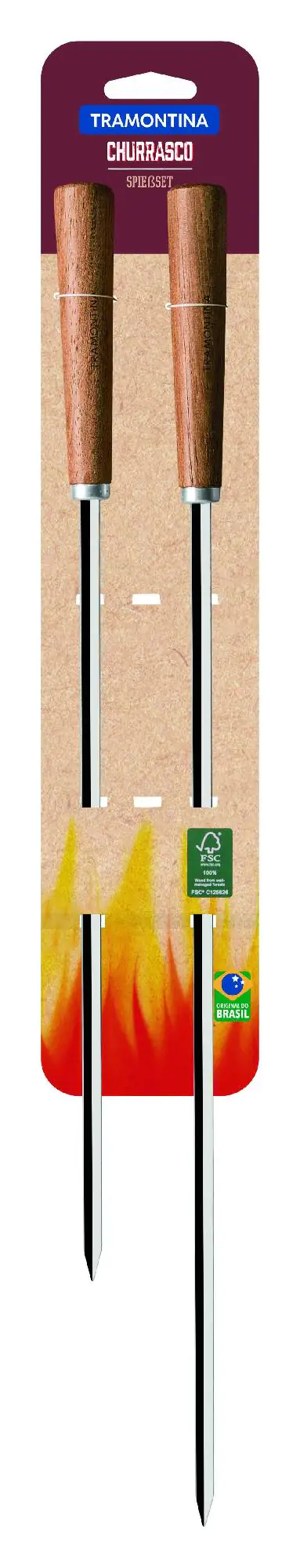 Tramontina Grillspieß Set 2-teilig Tramontina Grillspieß Set 2-teilig