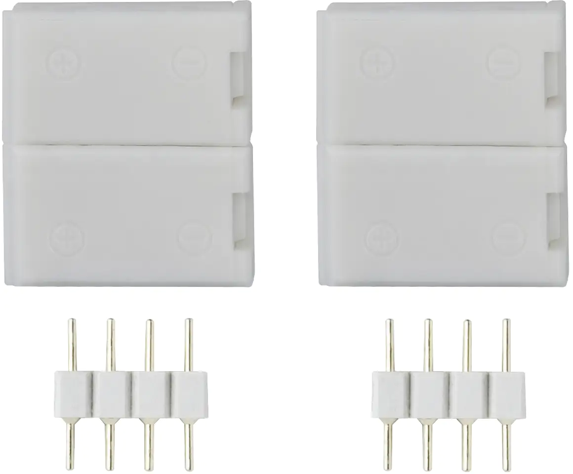 Paulmann YourLED ECO Clip-to-Clip Connector 2er Pack weiß Kunststoff