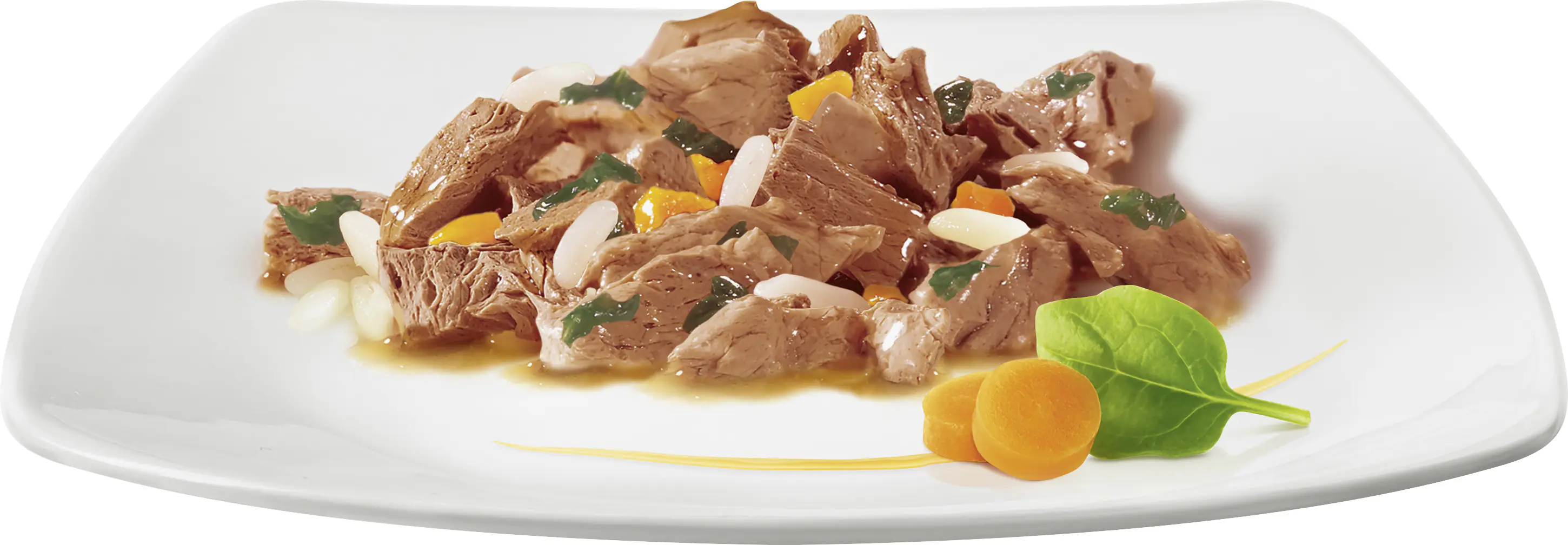 Gourmet A la Carte mit Hochseefisch an Reis-Gemüsekomposition 85 g