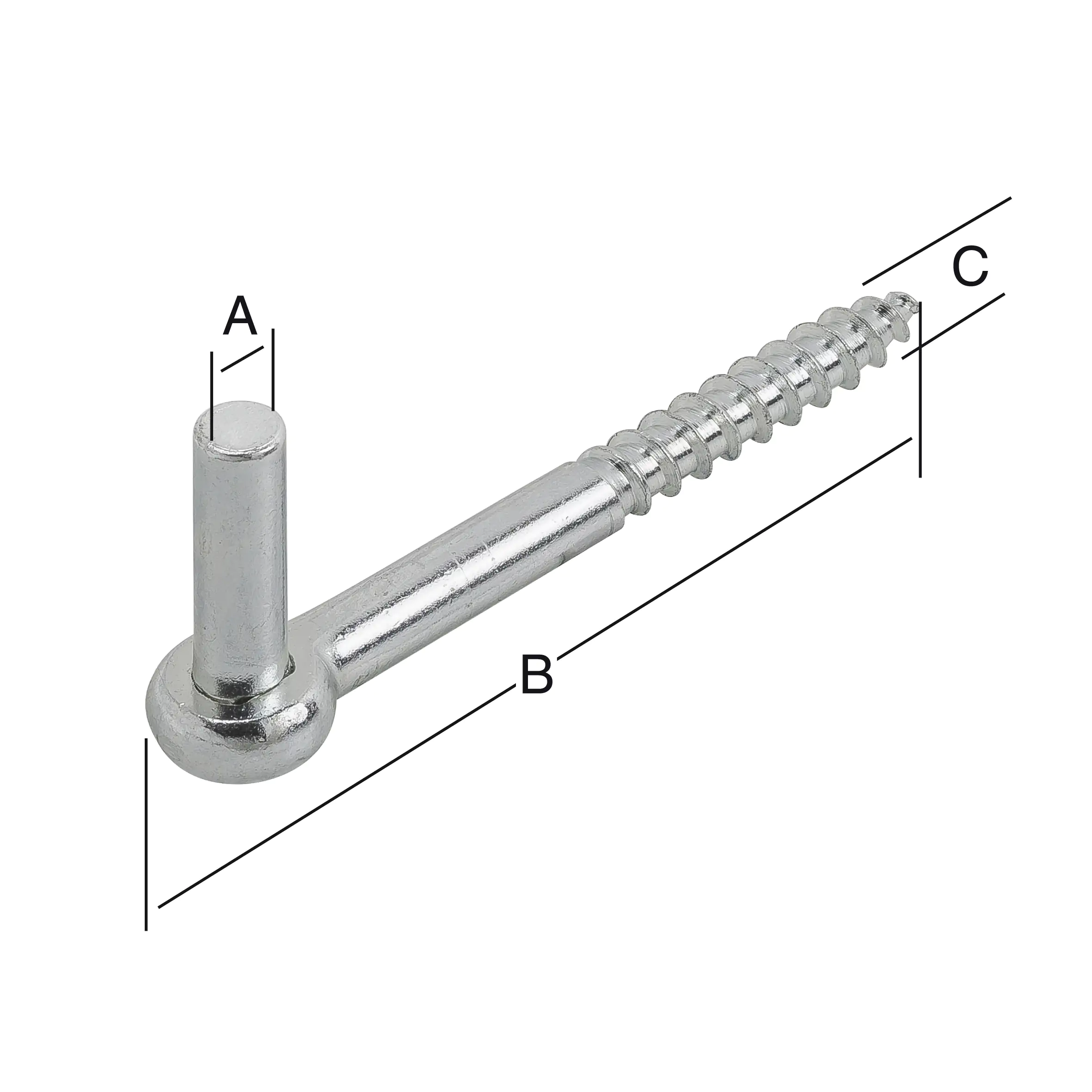 Vormann Kloben verzinkt 10 x 110 x 12 mm Vormann Kloben verzinkt 10 x 110 x 12 mm