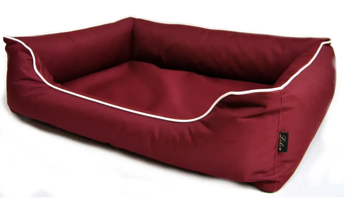 Lebon Hundebett Paula L 80 x B 60 cm bordeaux Lebon Hundebett Paula L 80 x B 60 cm bordeaux
