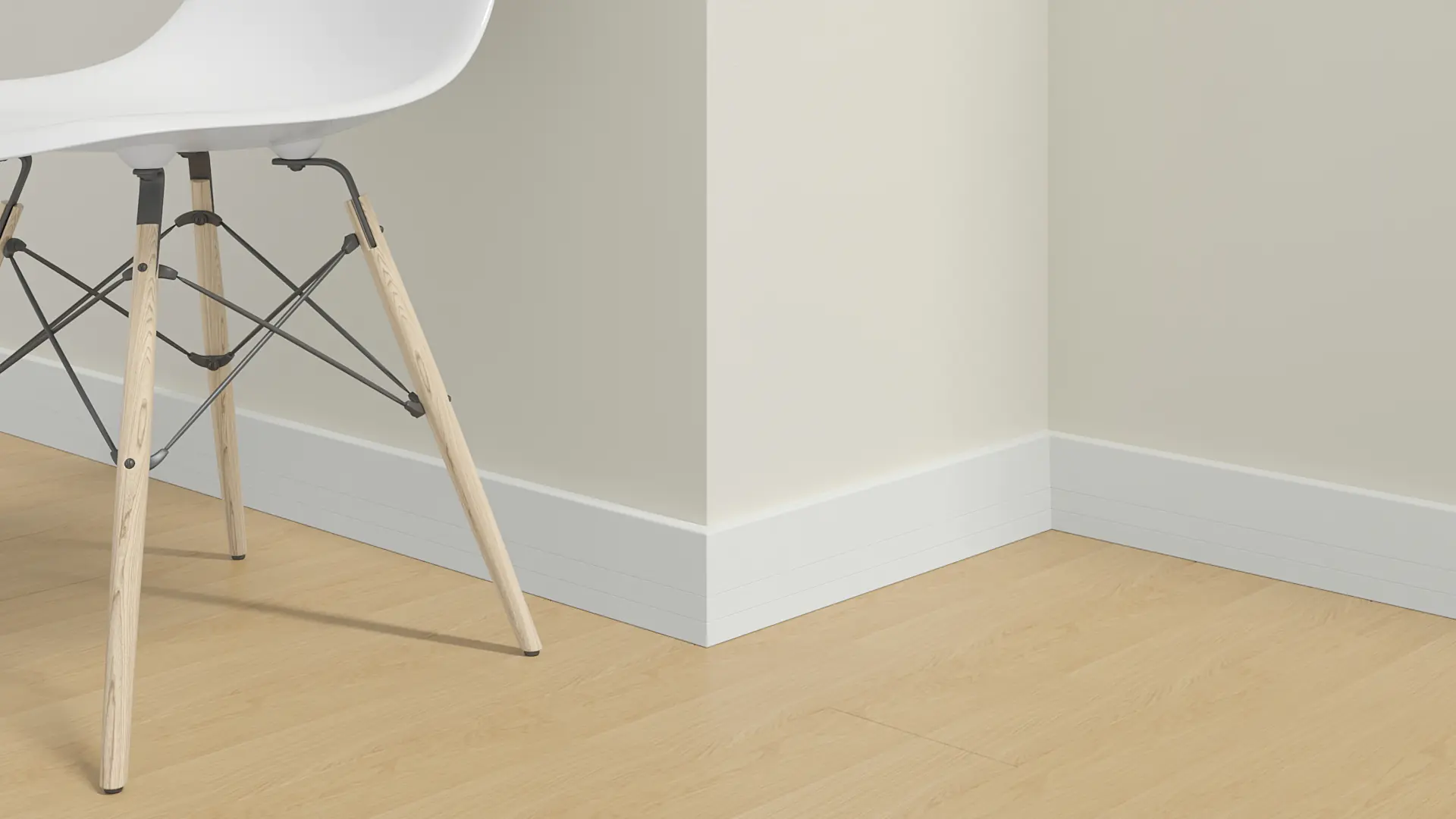 Neuhofer Fußleiste 240 cm x 92 x 24 mm weiß Neuhofer Fußleiste 240 cm x 92 x 24 mm weiß