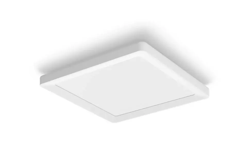 Philips Hue LED Deckenleuchte Tento + Dimmschalter eckig weiß 43 x 3 cm RGB