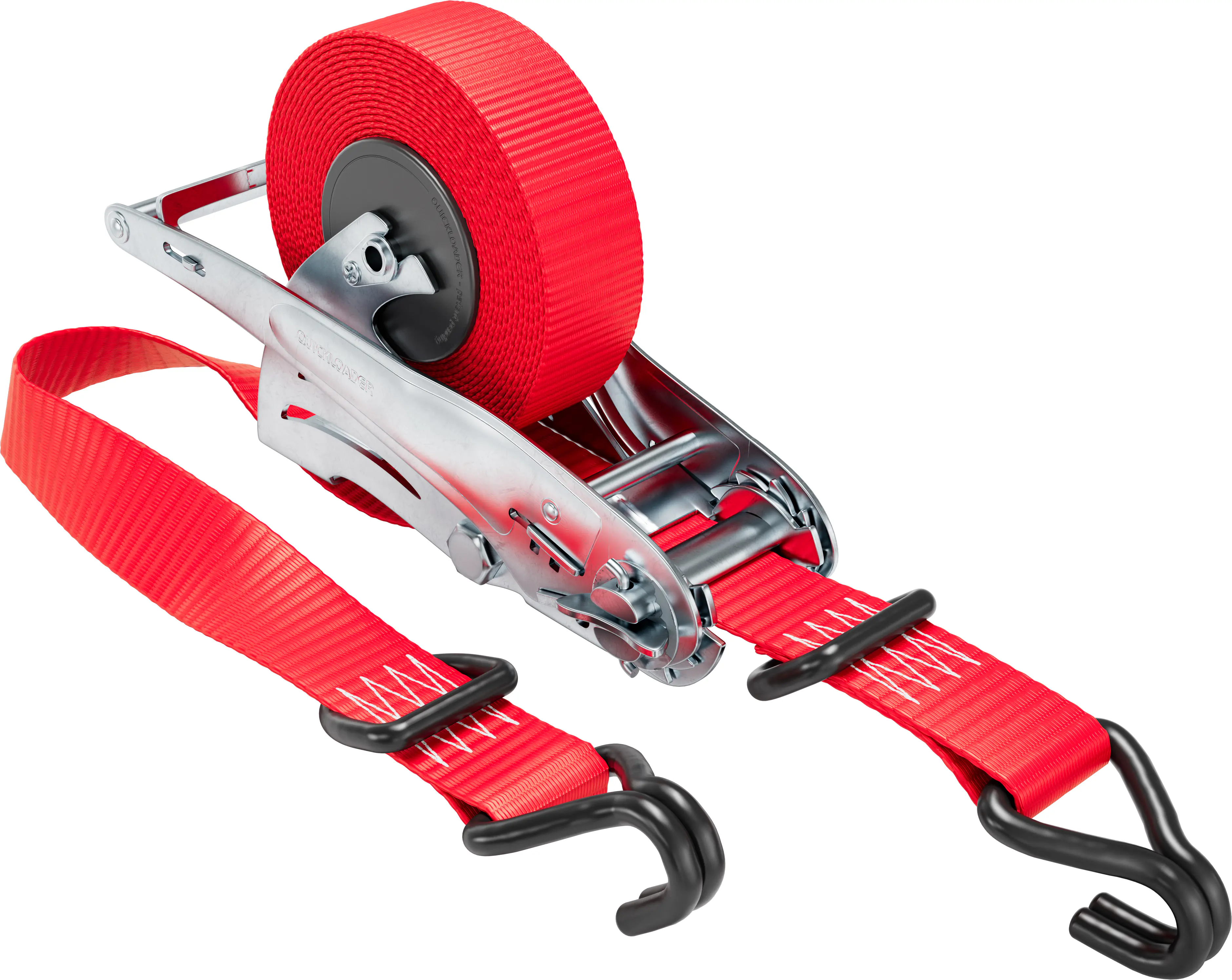 QUICKLOADER® Spanngurt Retractable 35 mm x 5 m 1 Stück rot