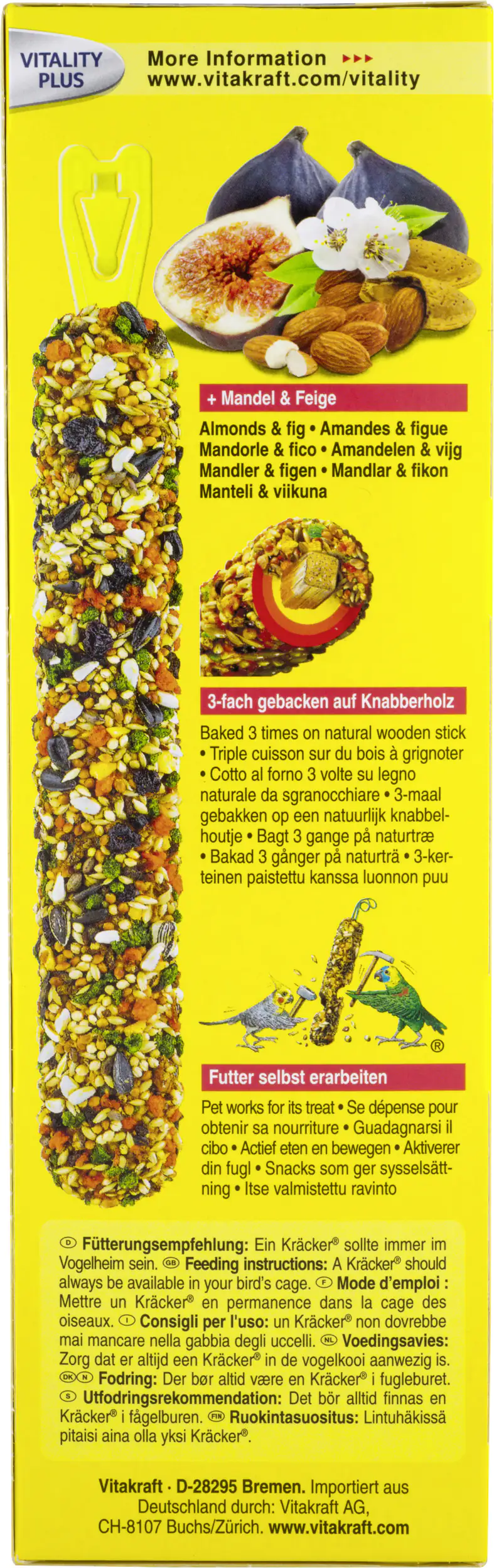 Vitakraft Kräcker® Mandel & Feige 2 Stück / 180 g