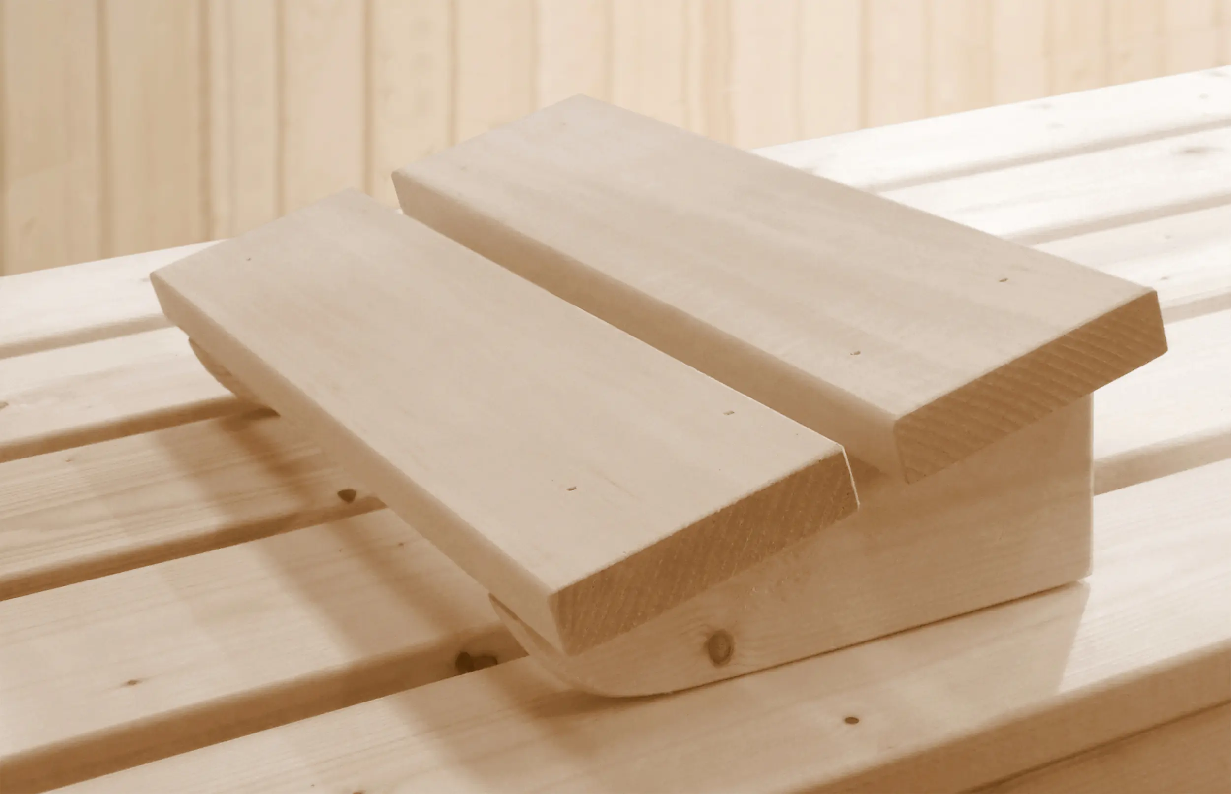 Weka Massivholzsauna Valida Eck 1 mit Glastür