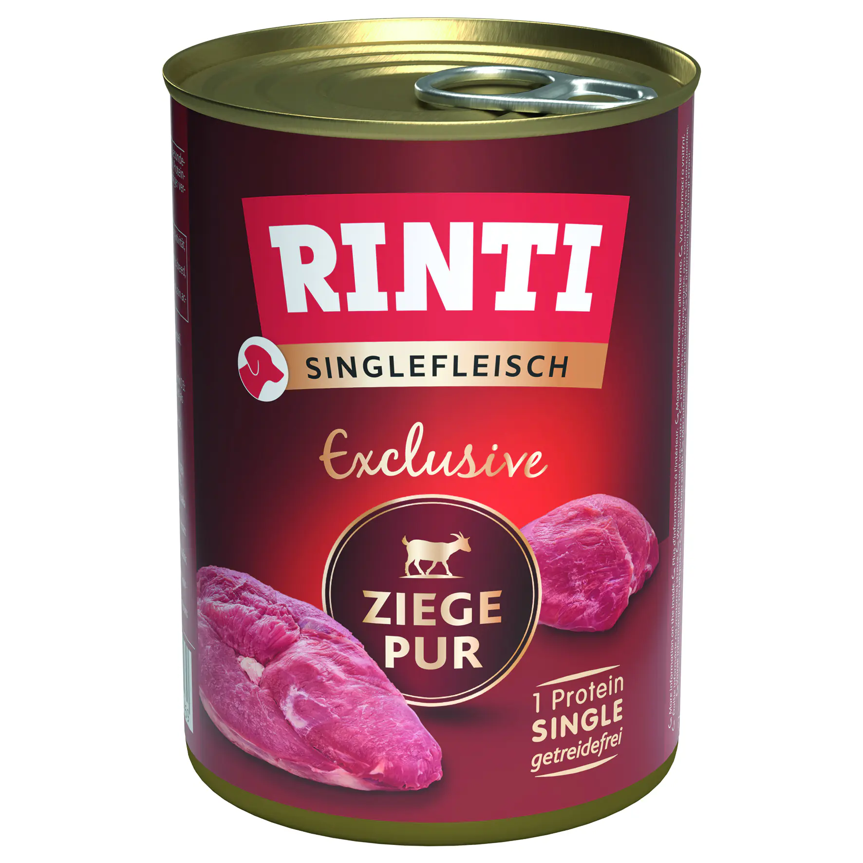Rinti Singlefleisch Exclusive Hundenassfutter Adult getreidefrei 400 g Ziege