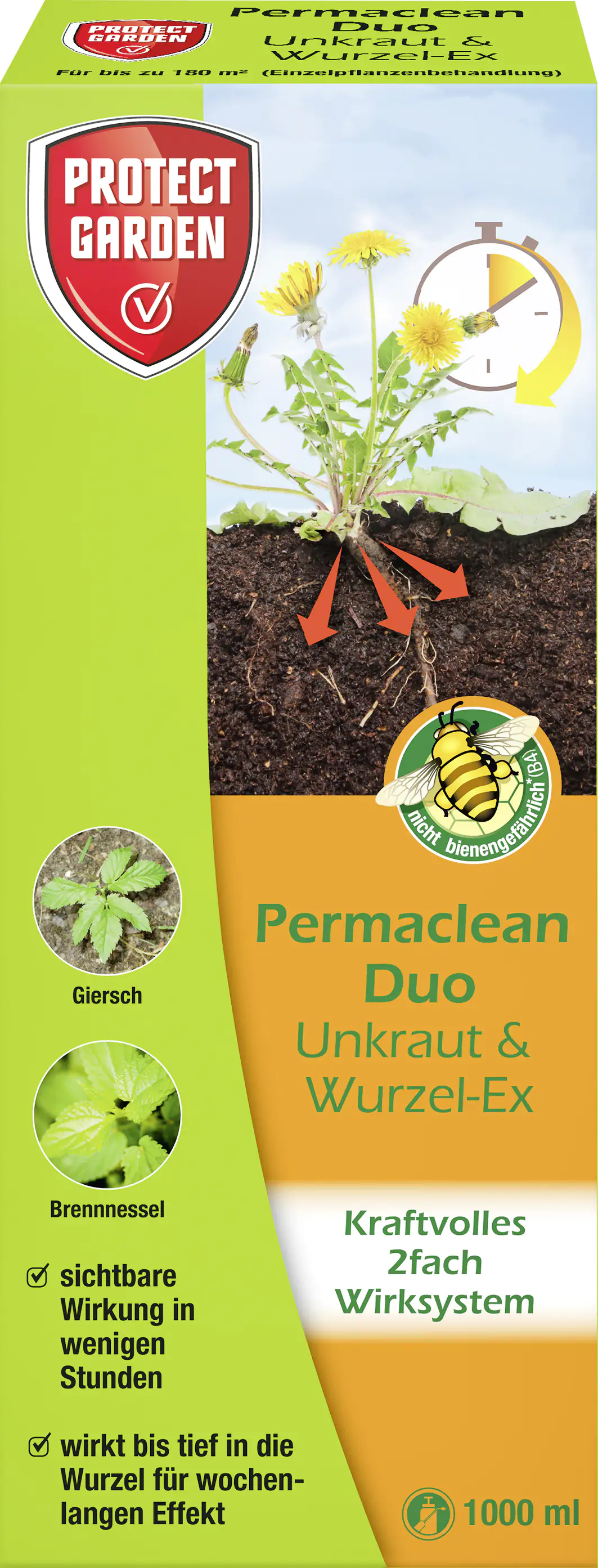 Protect Garden Permaclean Duo Unkraut & Wurzel-Ex 1 l Protect Garden Permaclean Duo Unkraut & Wurzel-Ex 1 l